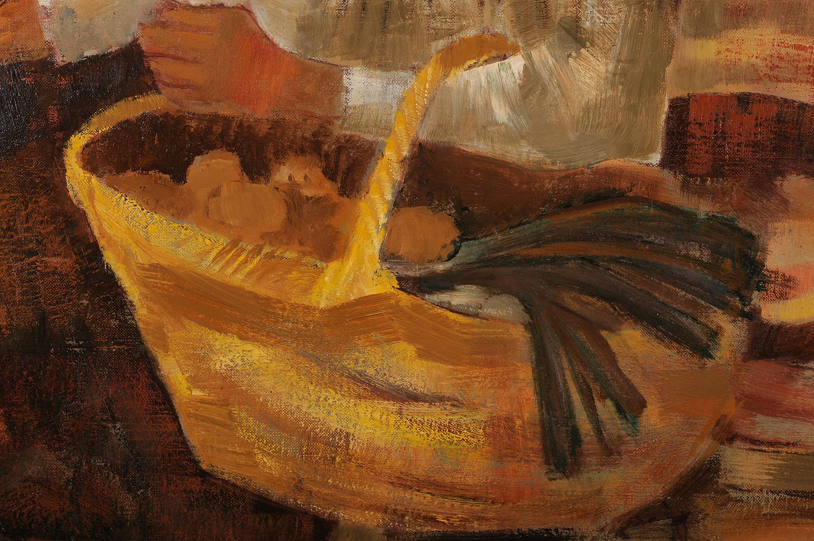 Jean ABADIE
(Tarbes 1921 - Ballan-Miré 2010)
Mercado del Perigord
Óleo sobre lienzo
H. 73 cm; L. 92 cm
Firmado abajo a la derecha

Procedencia:
- Galería France-Art, París, hacia 1980
- Colección privada, Limoges

Formado en la Escuela de Bellas