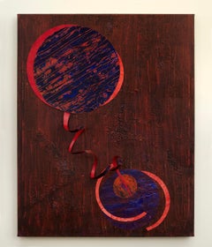 Mandala en Rouge n° 2 - Art abstrait contemporain coloré