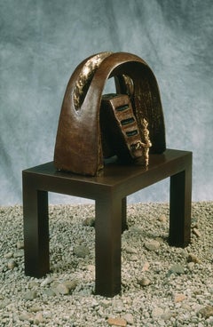Pont d'Escalier peldaños de madera en bronce