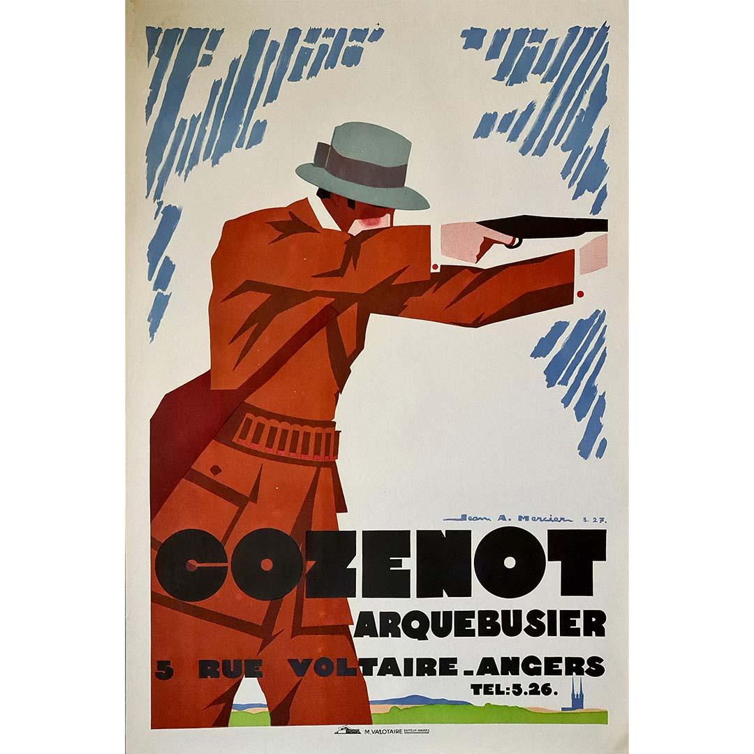 Frühes Art-déco-Plakatdesign von Jean-Adrien Mercier - Cozenot