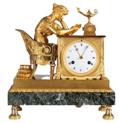 Jean-André Reiche, La Lieuse, Firegilded Pendule, Paris, Empire, 1810