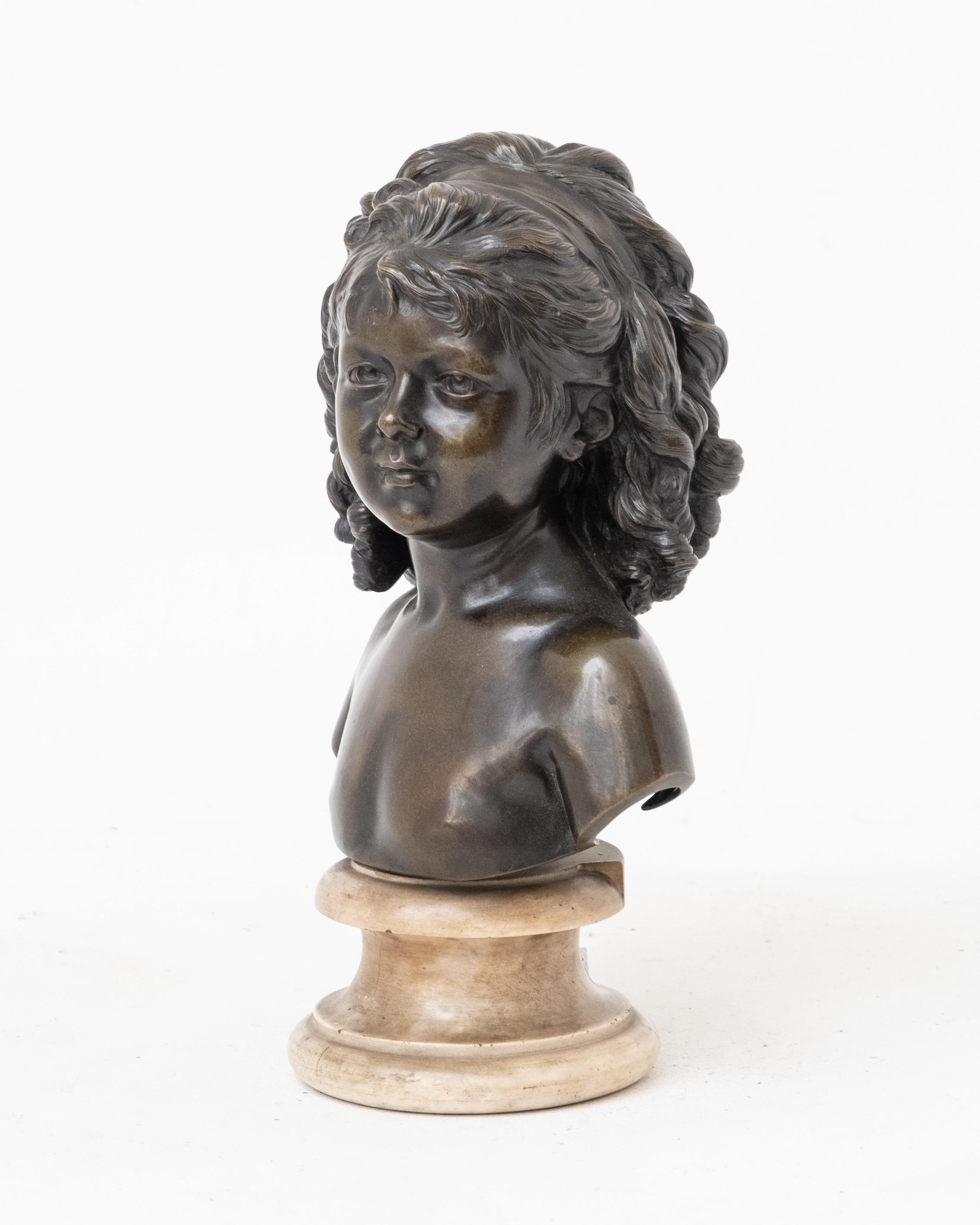 L'antica scultura in bronzo intitolata 