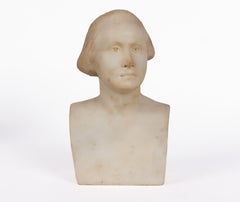 Buste en marbre américain de George Washington, d'après Houdon, vers 1890