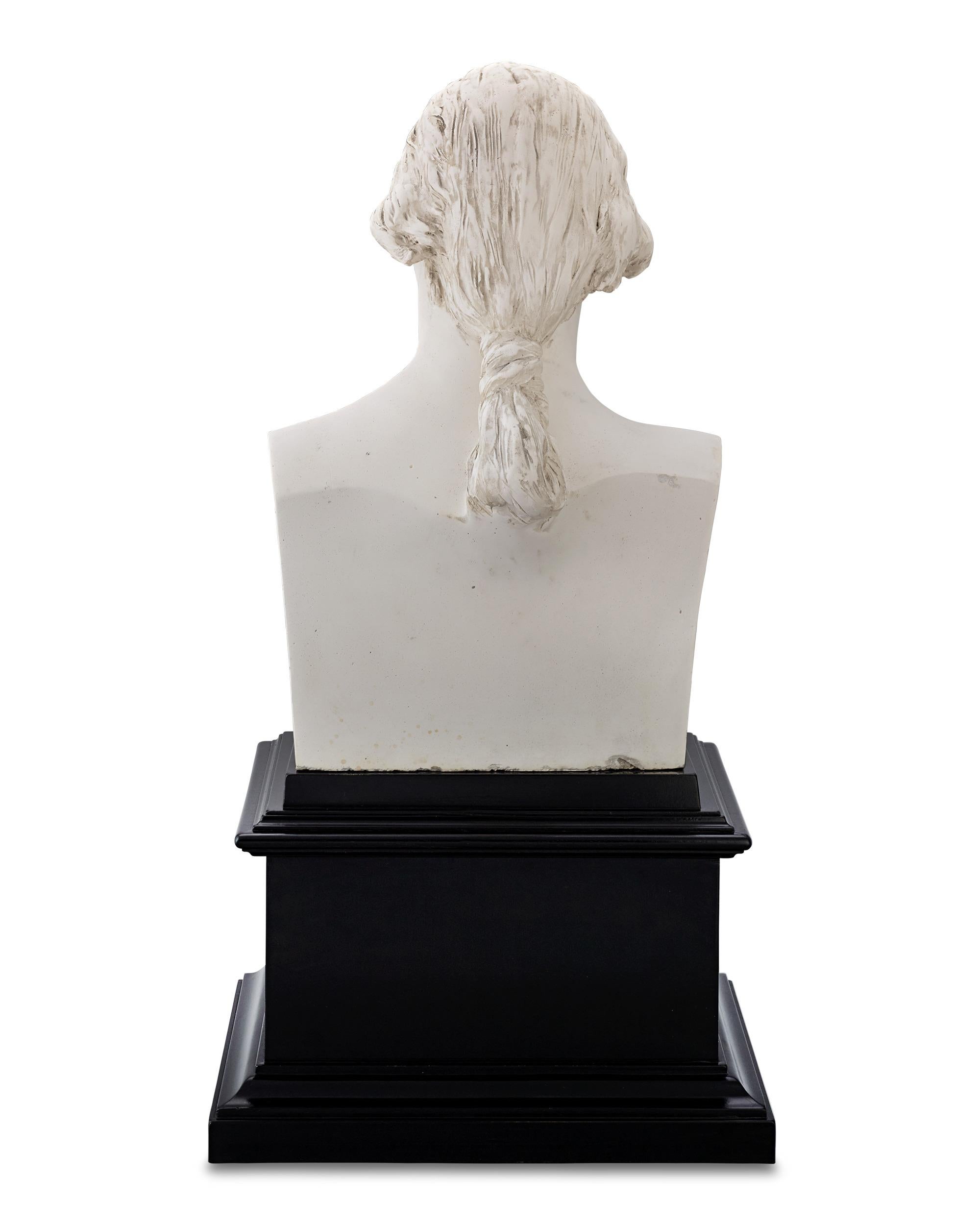 Busto in gesso di Georges Washington di Jean-Antoine Houdon in vendita 2
