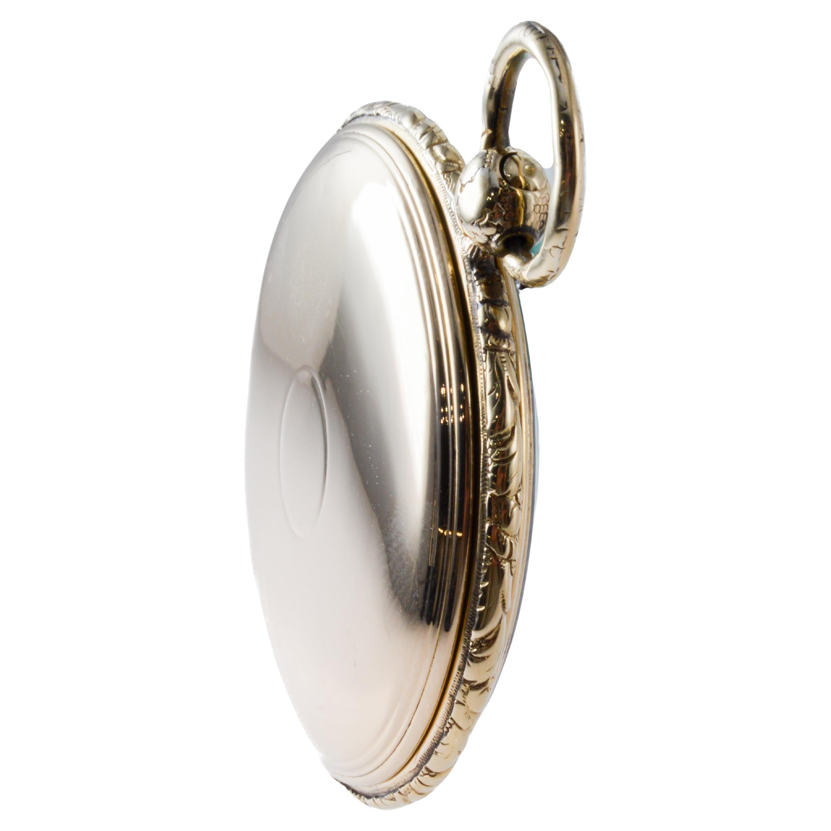 Jean-Antoine Lepine Rose Gold Ruby Cylinder French Pocket Watch, circa 1780 For Sale 6