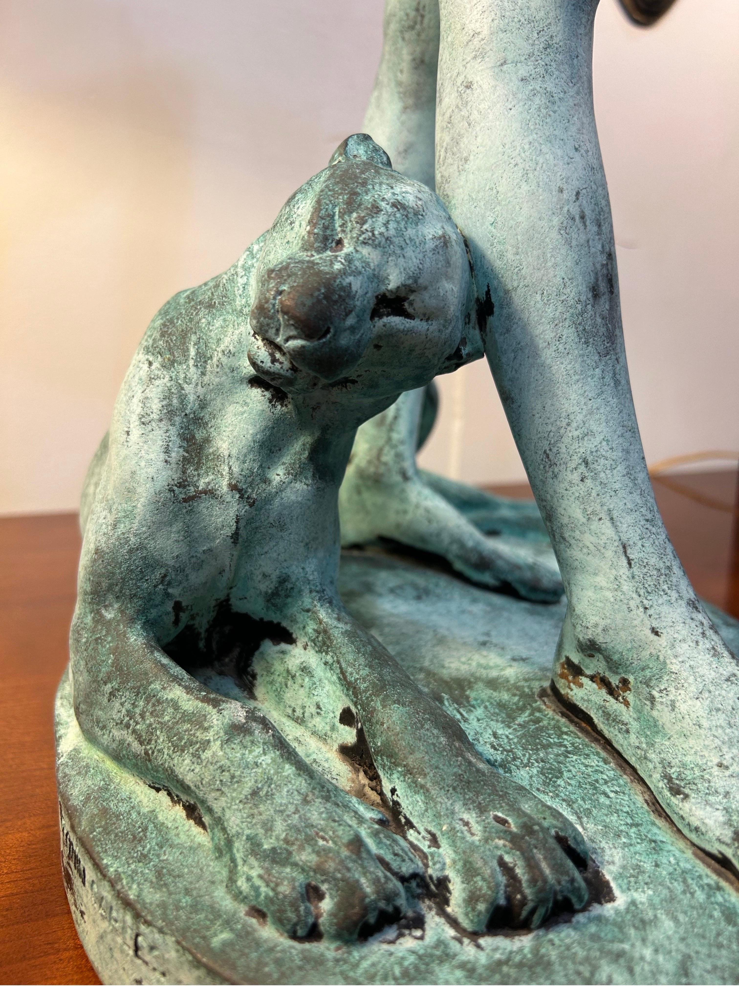 Jean Antonin Carles, bronzo firmato... Acquario... in vendita 3