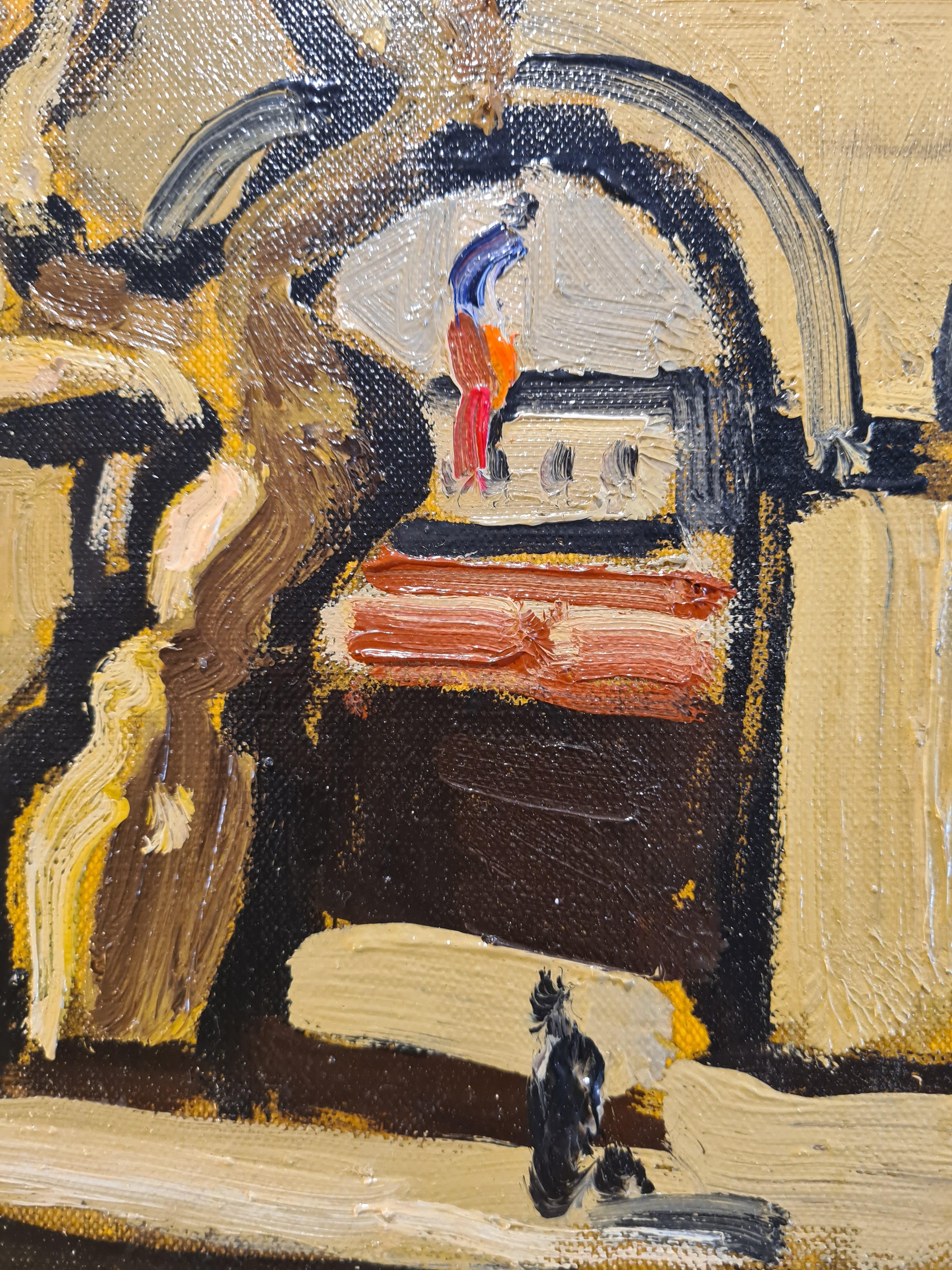 Große Ansicht des französischen Expressionismus, eine provenzalische Straßenszene, The Colonnades. im Angebot 4