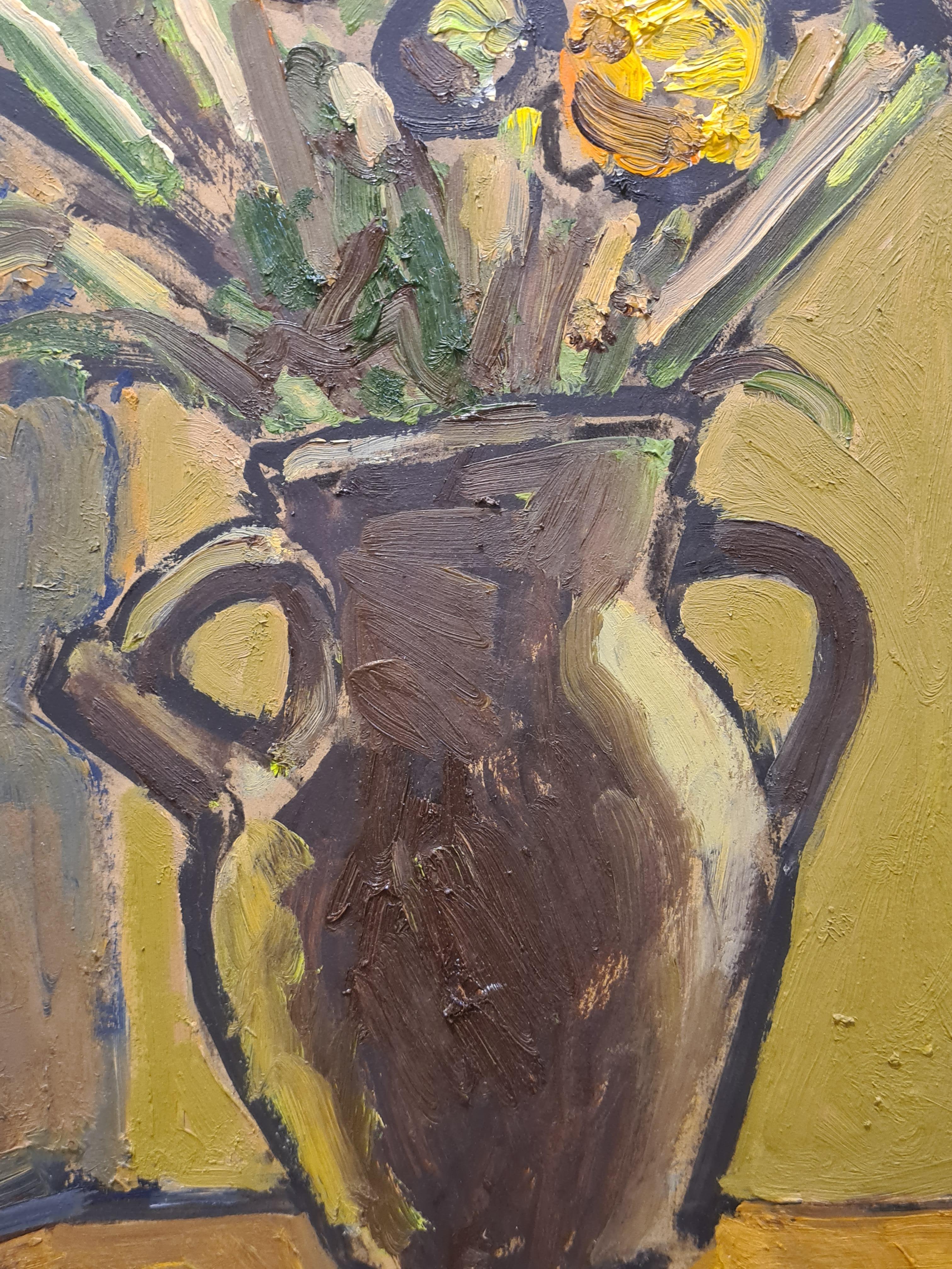 French Expressionist Provençal Interior Still Life, 'Renoncules et Plat Afghan' 7
