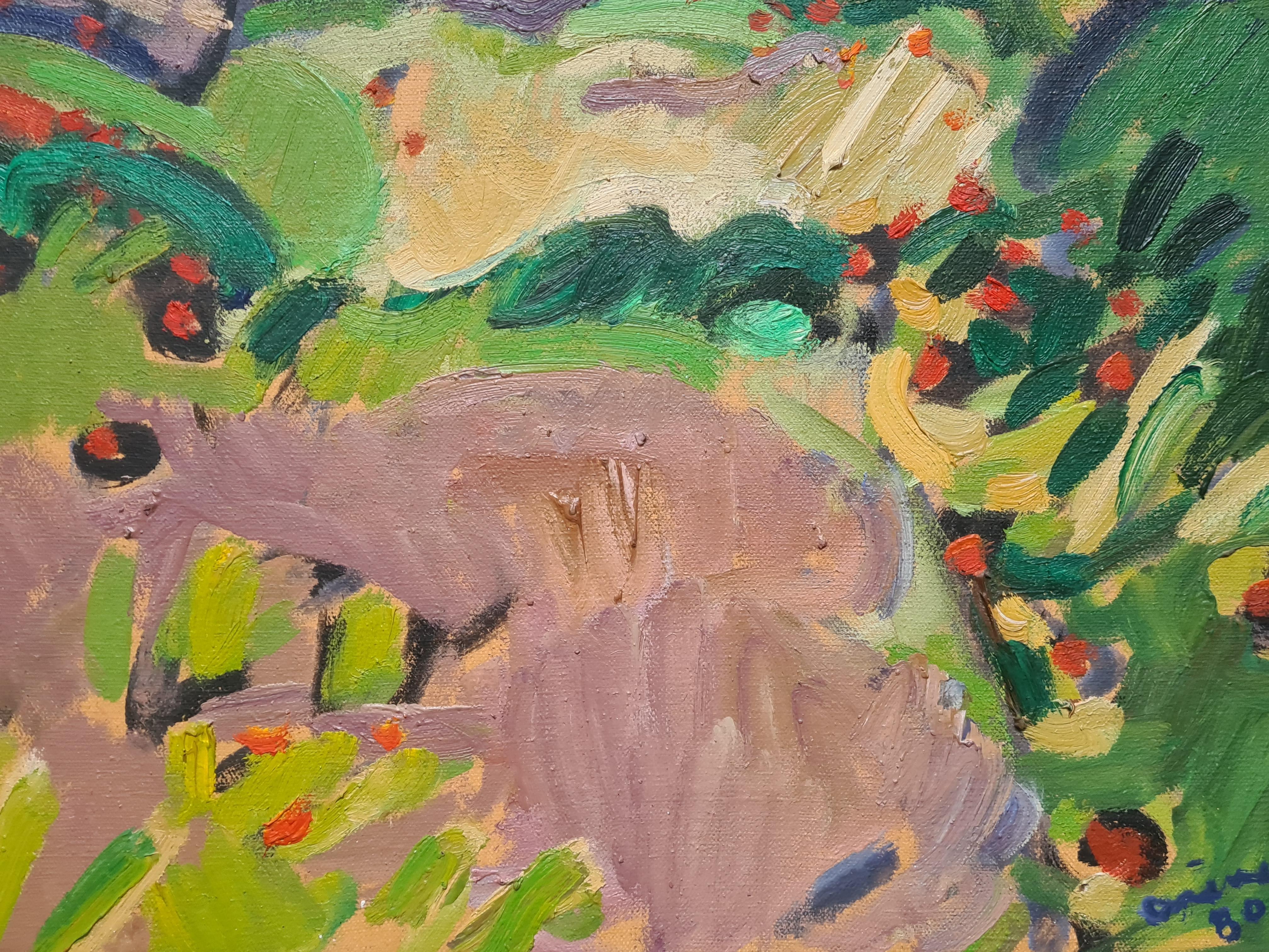 Paesaggio provenzale espressionista francese, 