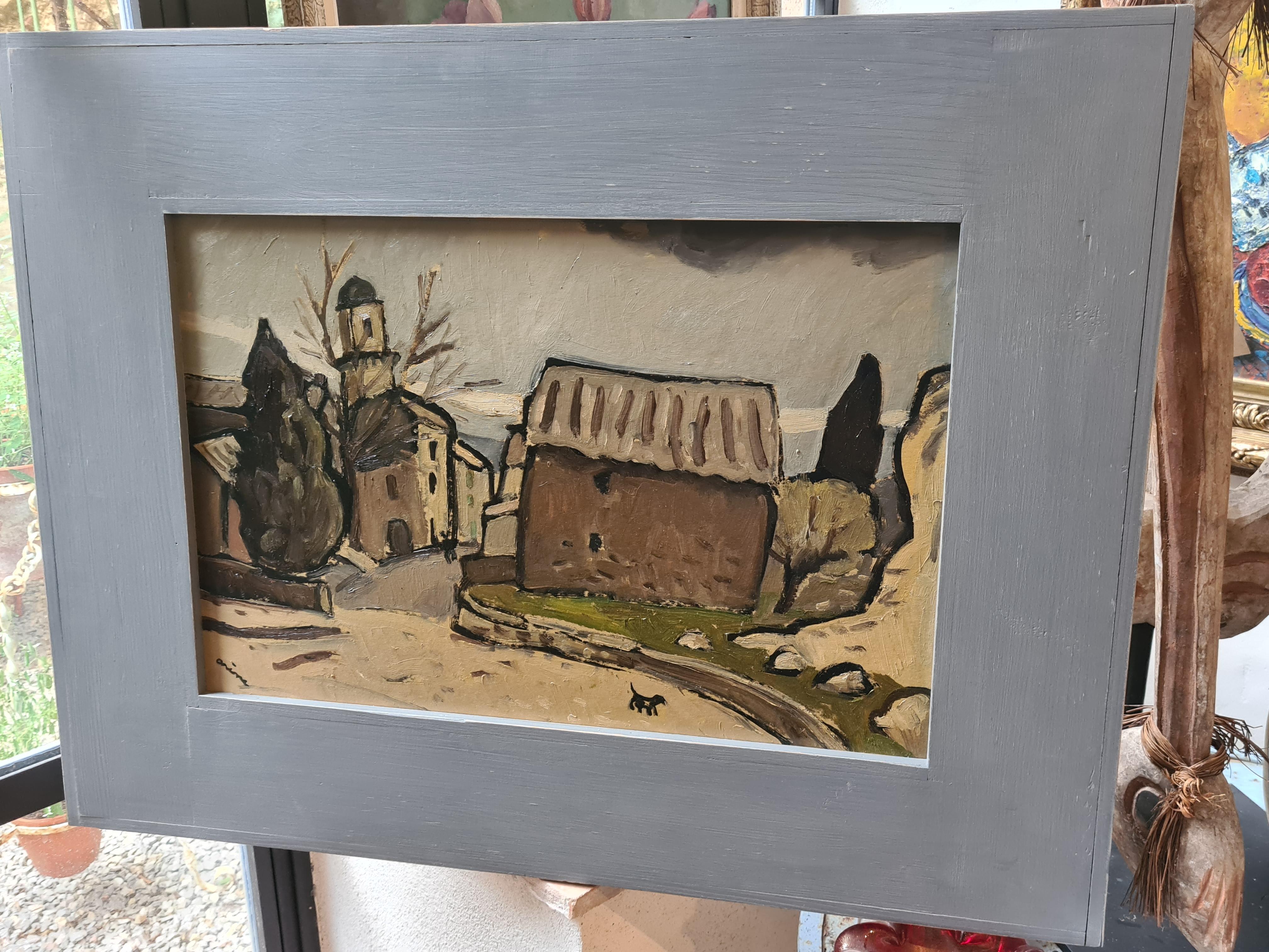 Paesaggio provenzale espressionista francese, Boulbon, Il villaggio dell'artista 9