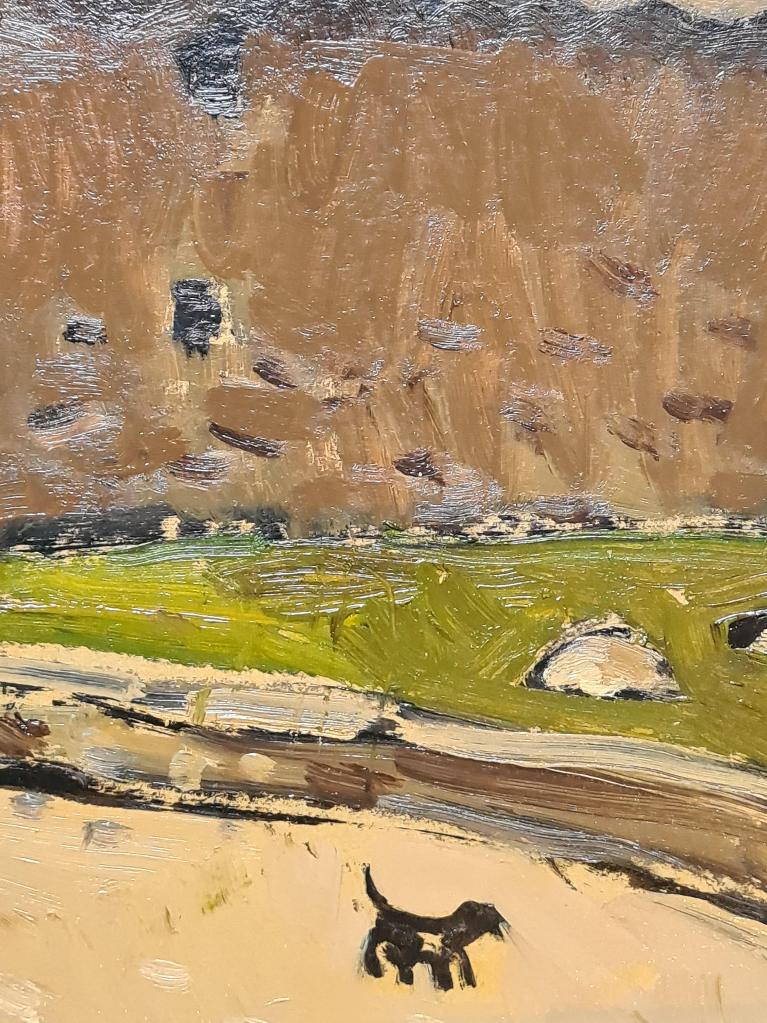 Paesaggio provenzale espressionista francese, Boulbon, Il villaggio dell'artista 2