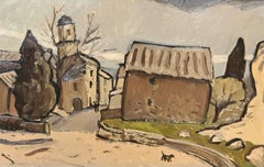 Paysage de village provençal expressionniste français, Boulbon, The Artist's village