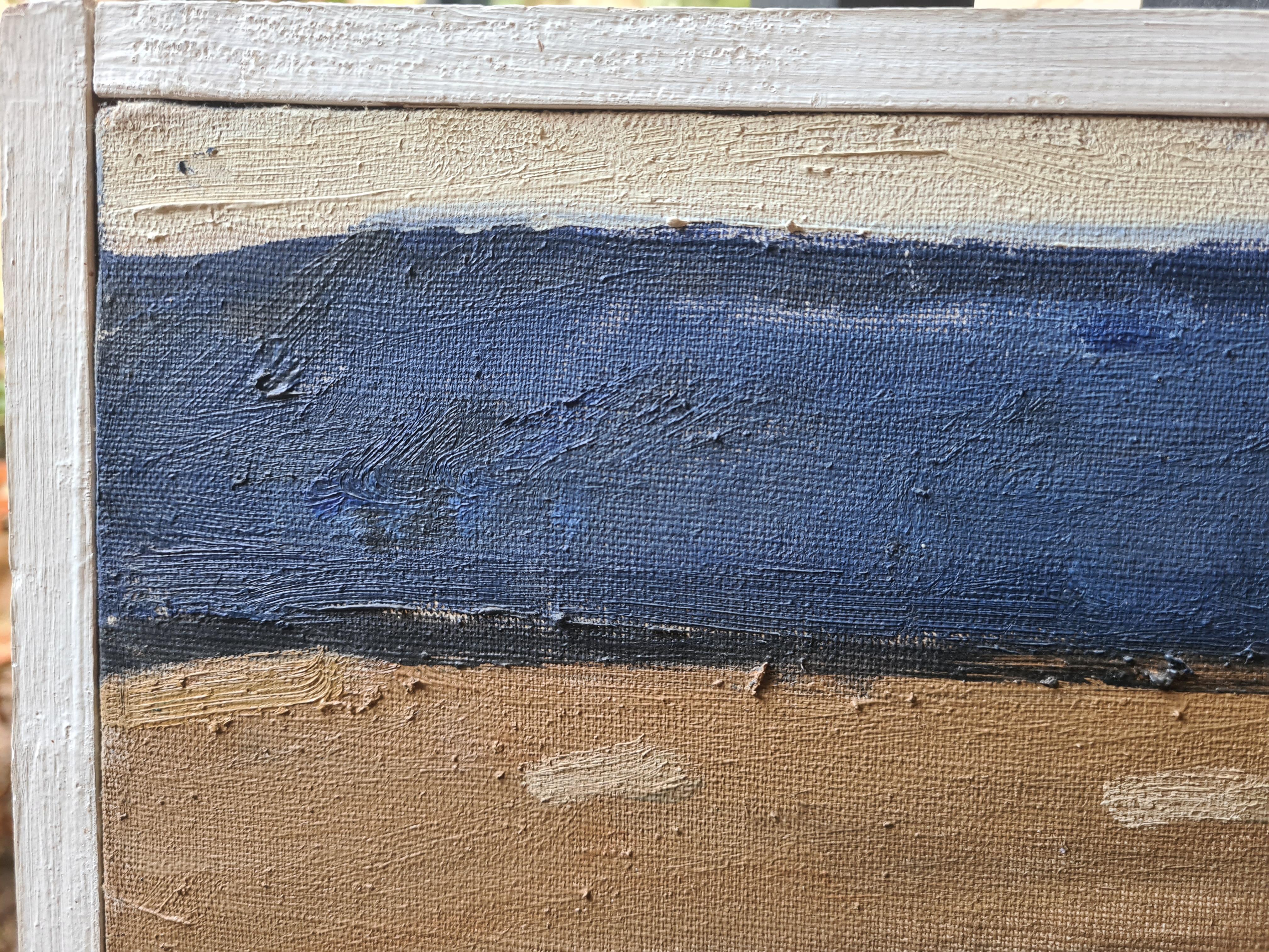 Das Kornfeld, Französische expressionistische Landschaft aus der Mitte des Jahrhunderts, Blés a Vincelles im Angebot 8