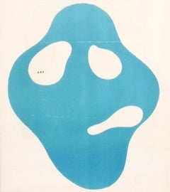 Jean Arp Litografías en color 18,5 "A x 14,5 "A Arte abstracto moderno de mediados de siglo