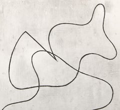 A Travers Les Myrtes du Reve, Minimalistische Radierung von Jean Arp