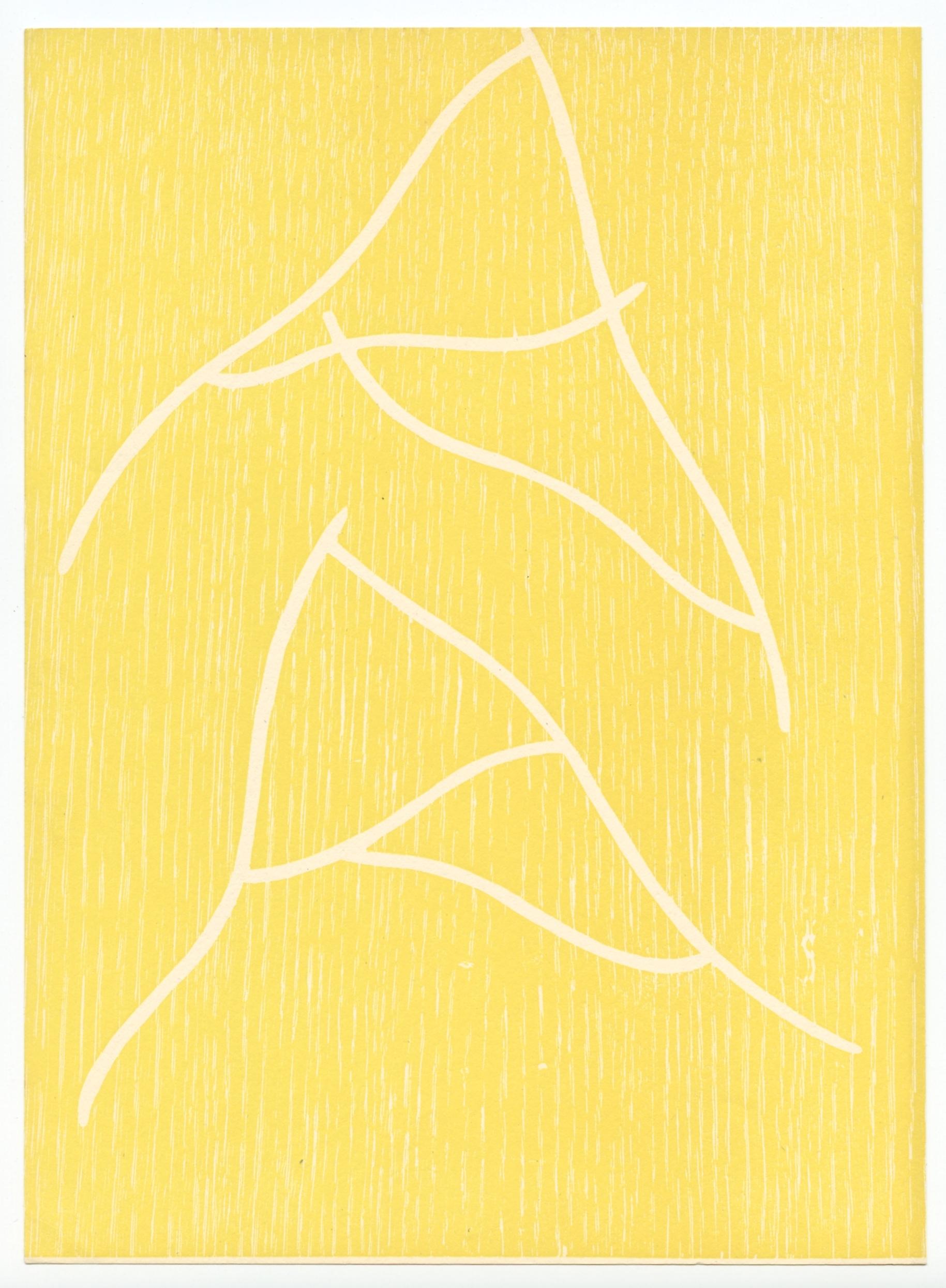 Woodcut on wove paper. Inscription: Unsigned and unnumbered, as issued. Good Condition. Notes: From the folio, The Documents of Modern Art. Arp: On My Way, Poetry And Essays 1912 - 1947. Published and printed in collaboration with Robert Motherwell
