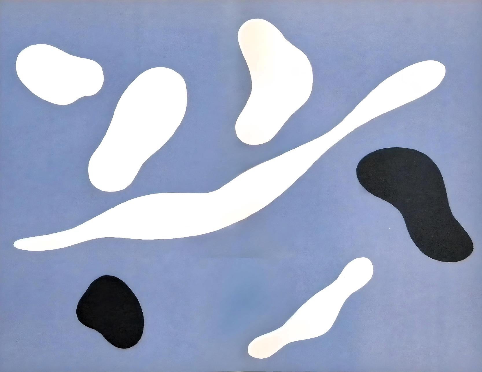 Jean Arp Abstract Print – Arp, Komposition, Derrière le miroir (nach)