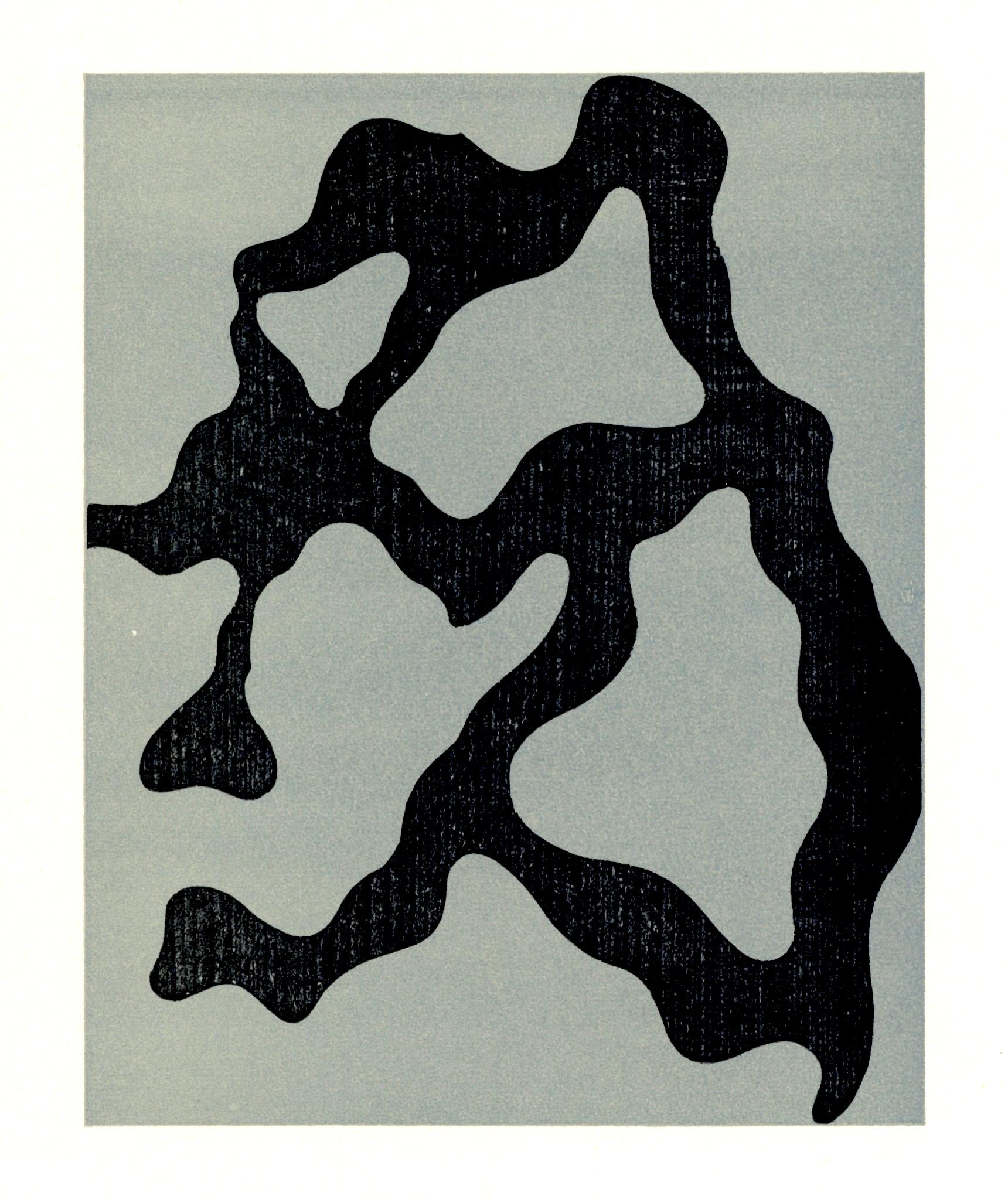Woodcut on wove paper. Inscription: Unsigned and unnumbered, as issued. Good Condition; never framed or matted. Notes: From the volume, XXe Siècle, n°4, 1954. Published by Editions XXe Siècle, Paris; Printed by Mourlot, Paris, 1954.

JEAN ARP