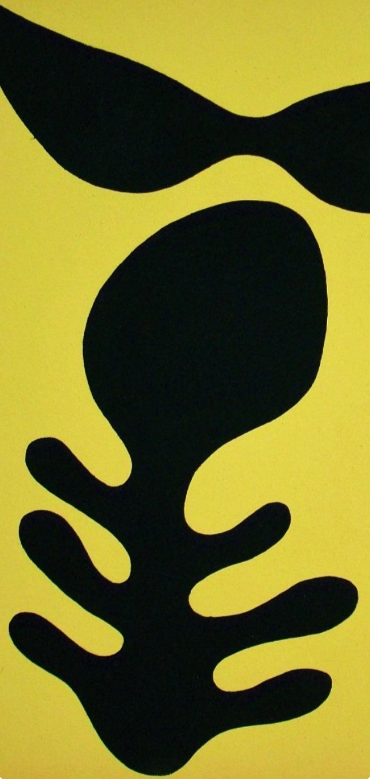 Arp, Mustache and skeleton, XXe Siècle (after) - Print by Jean Arp