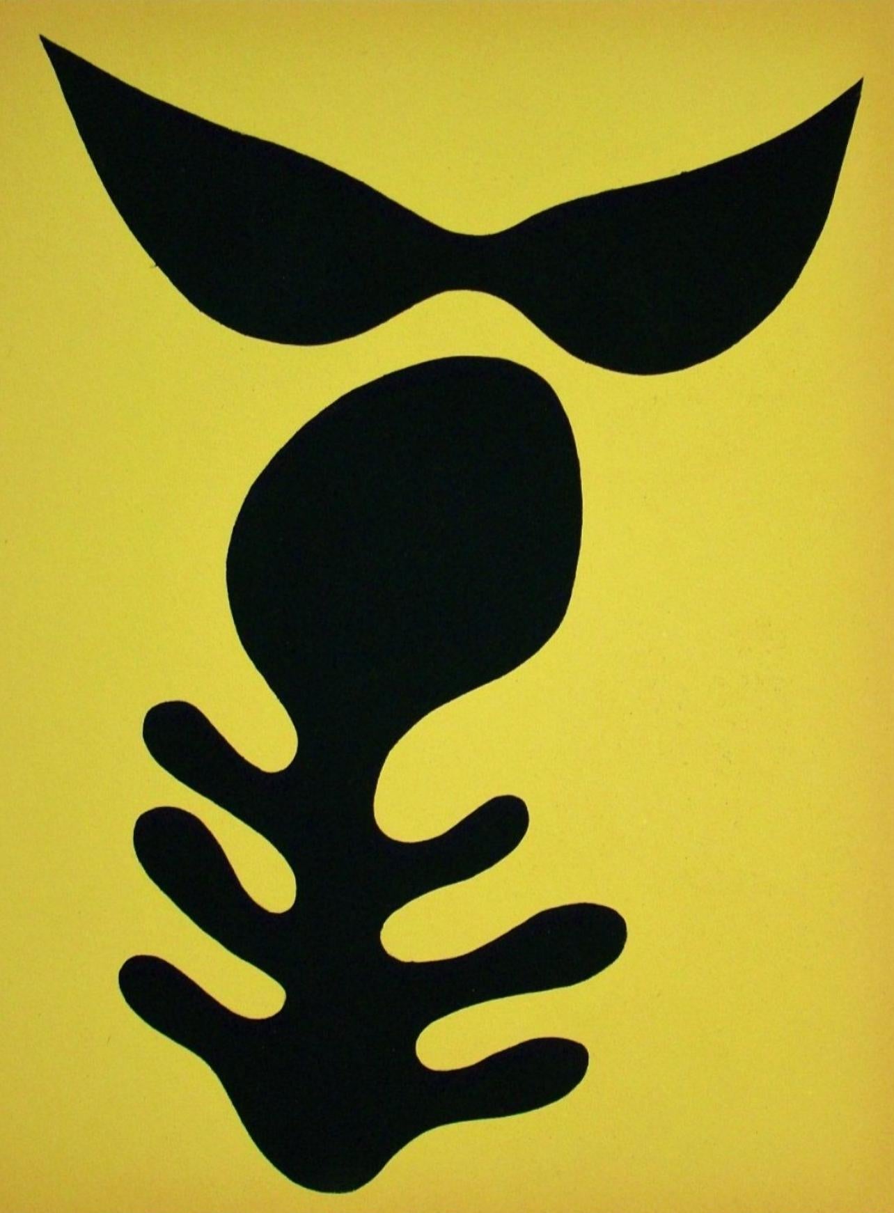 Jean Arp Abstract Print - Arp, Mustache and skeleton, XXe Siècle (after)