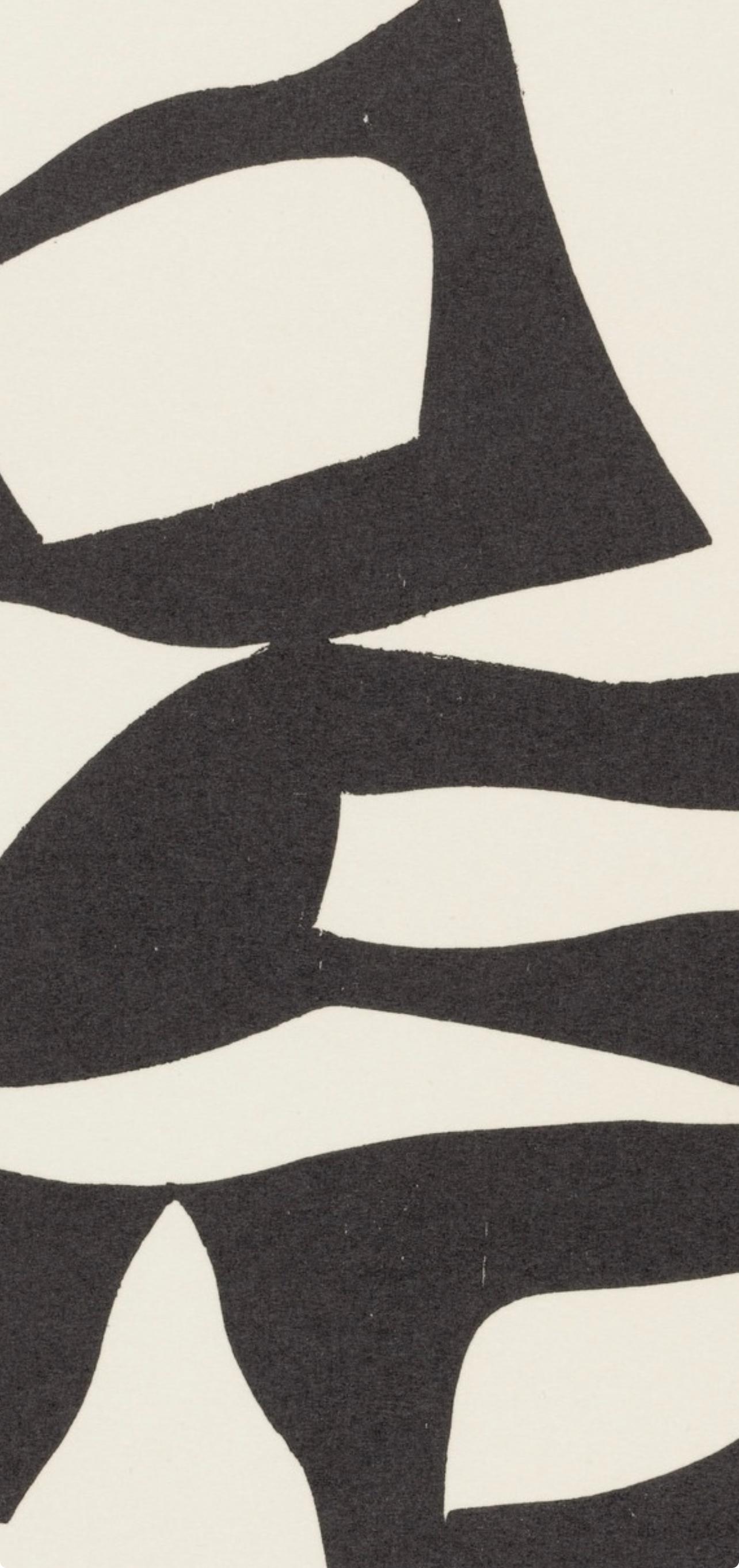 Composition (Arntz 148-175; Hagenbach A 25; Bolliger 54), Dreams and Projects - Print by Jean Arp