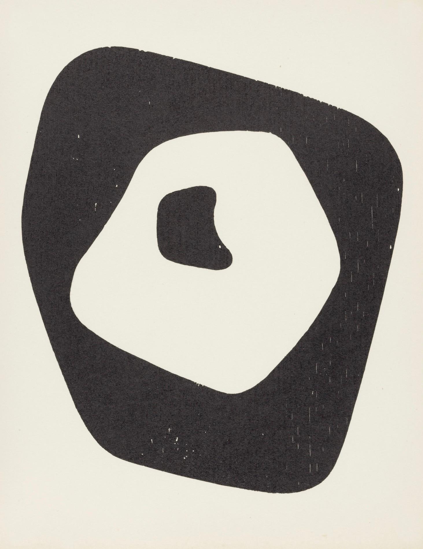 Composition (Arntz 148-175; Hagenbach A 25; Bolliger 54), Dreams and Projects - Print by Jean Arp