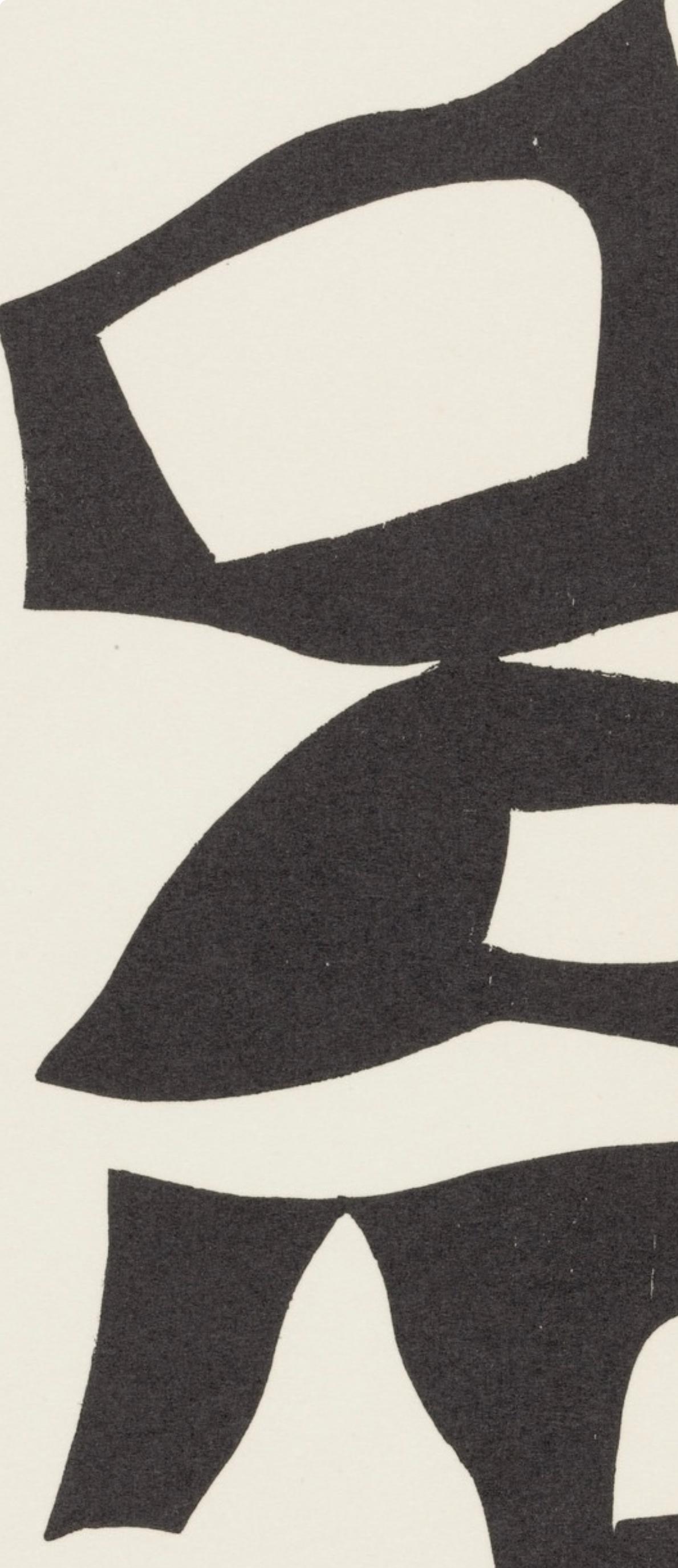 Composition (Arntz 148-175; Hagenbach A 25; Bolliger 54), Dreams and Projects - Modern Print by Jean Arp