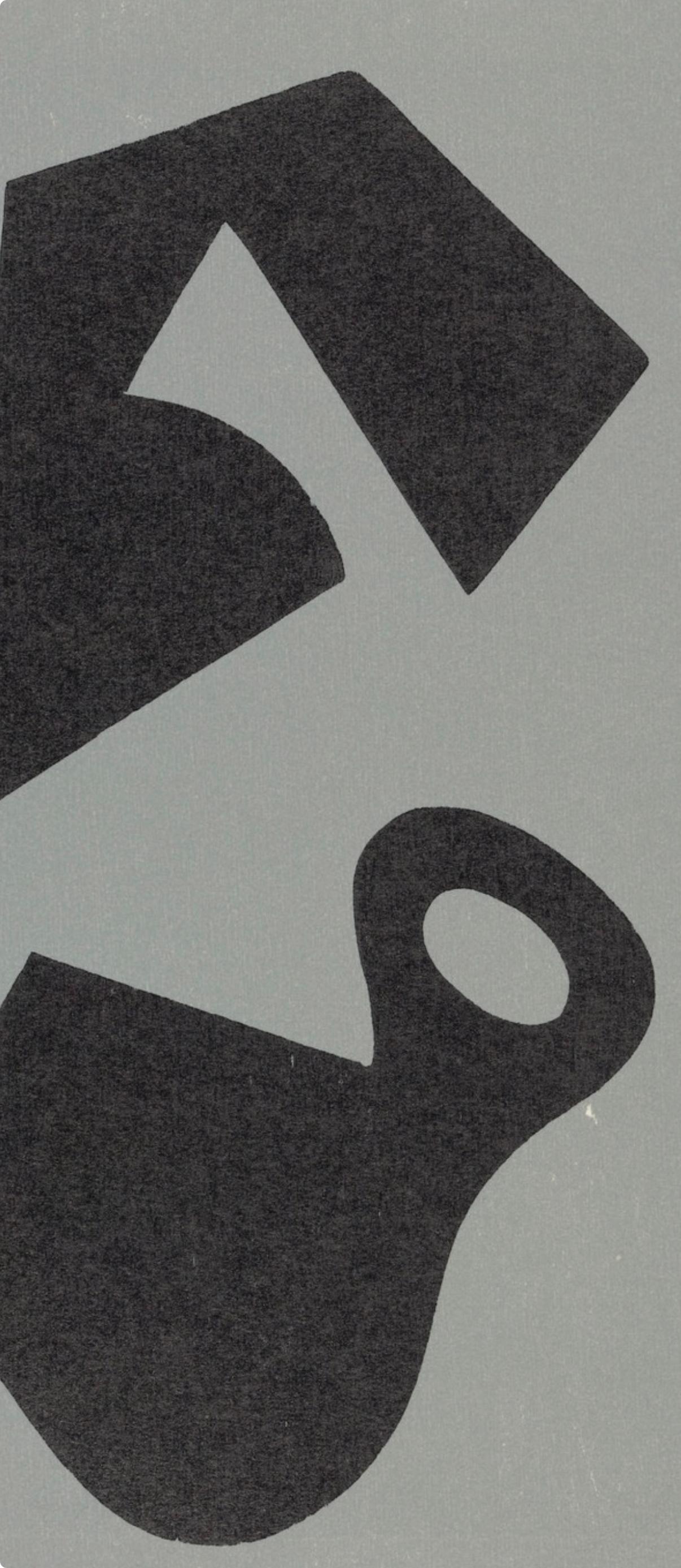 Composition (Arntz 148-175; Hagenbach A 25; Bolliger 54), Dreams and Projects - Modern Print by Jean Arp