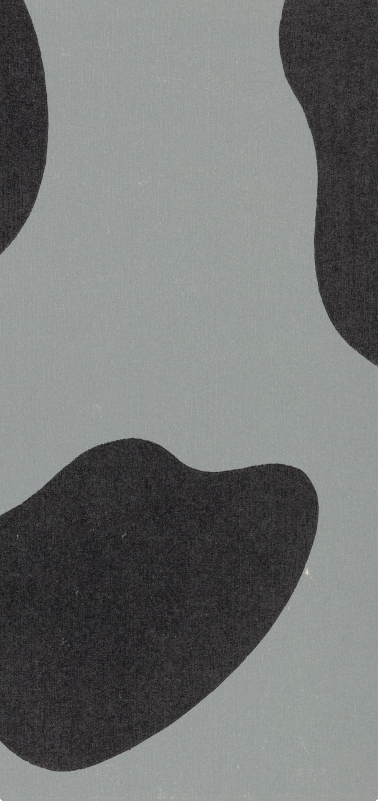 Composition (Arntz 148-175; Hagenbach A 25; Bolliger 54), Dreams and Projects - Gray Figurative Print by Jean Arp