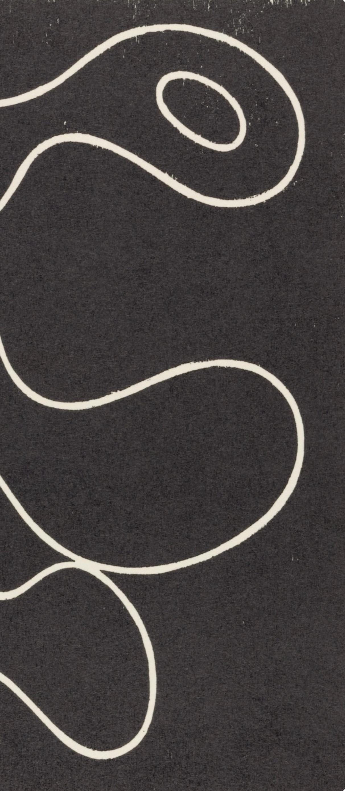 Composition (Arntz 148-175; Hagenbach A 25; Bolliger 54), Dreams and Projects - Black Abstract Print by Jean Arp