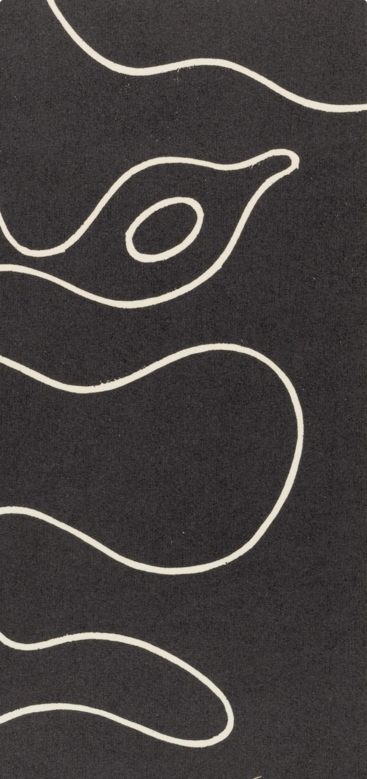 Composition (Arntz 148-175; Hagenbach A 25; Bolliger 54), Dreams and Projects - Black Figurative Print by Jean Arp