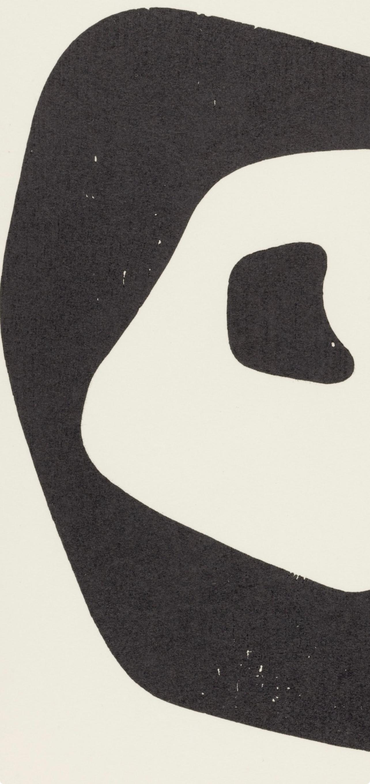 Woodcut on vélin d’Arches paper. Inscription: Unsigned and unnumbered, as issued. Good condition. Notes: From the folio, Jean Arp, Dreams and Projects, 1951-1952. Published by Curt Valentin, New York; printed by Fequet et Baudier, Paris. Excerpted