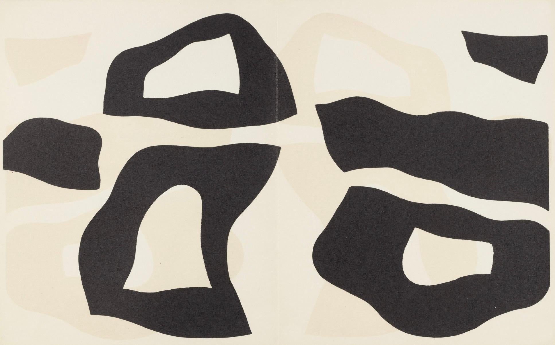 Jean Arp Figurative Print - Composition (Arntz 148-175; Hagenbach A 25; Bolliger 54), Dreams and Projects