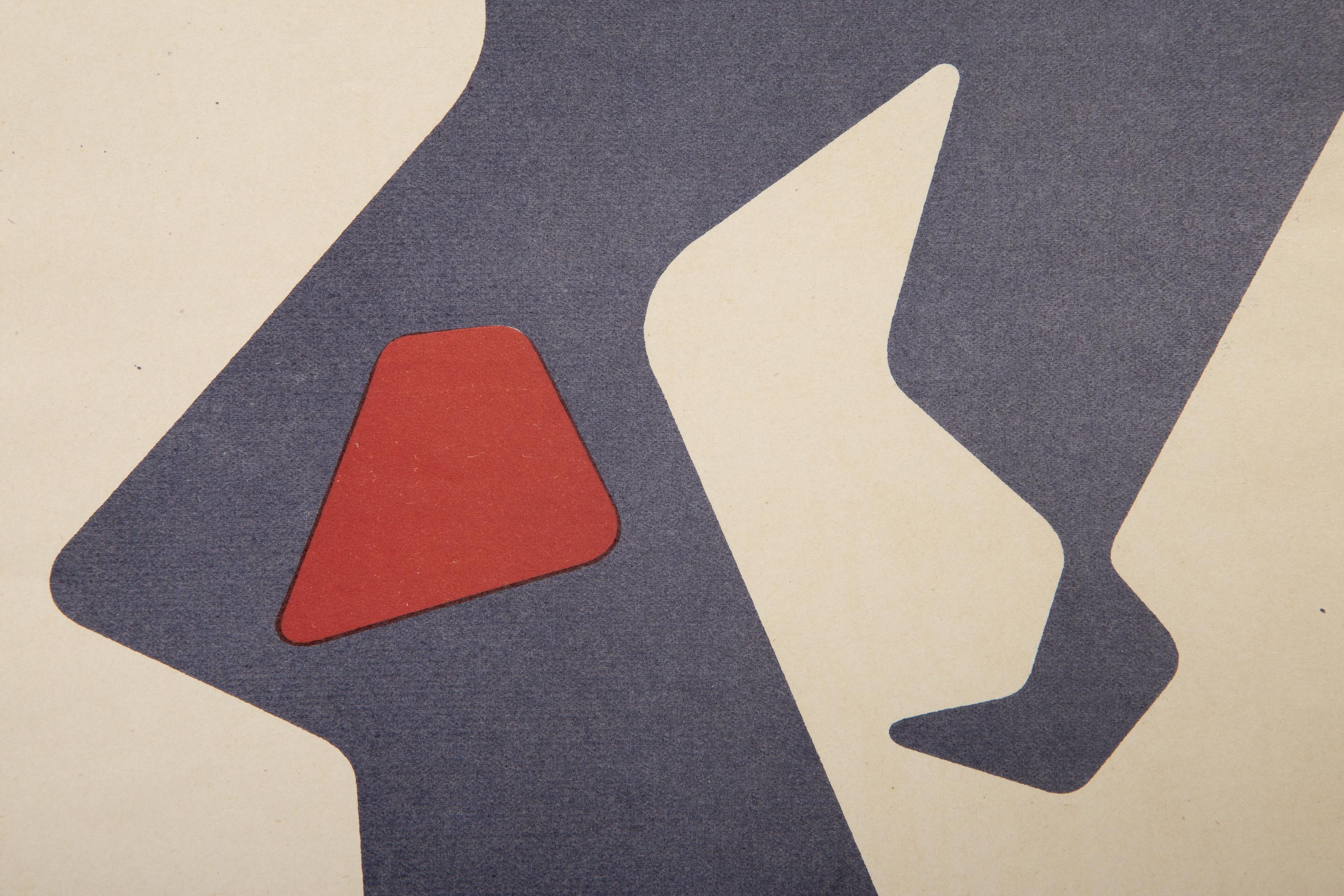 Heaume, Lithograph by Jean Arp For Sale 1
