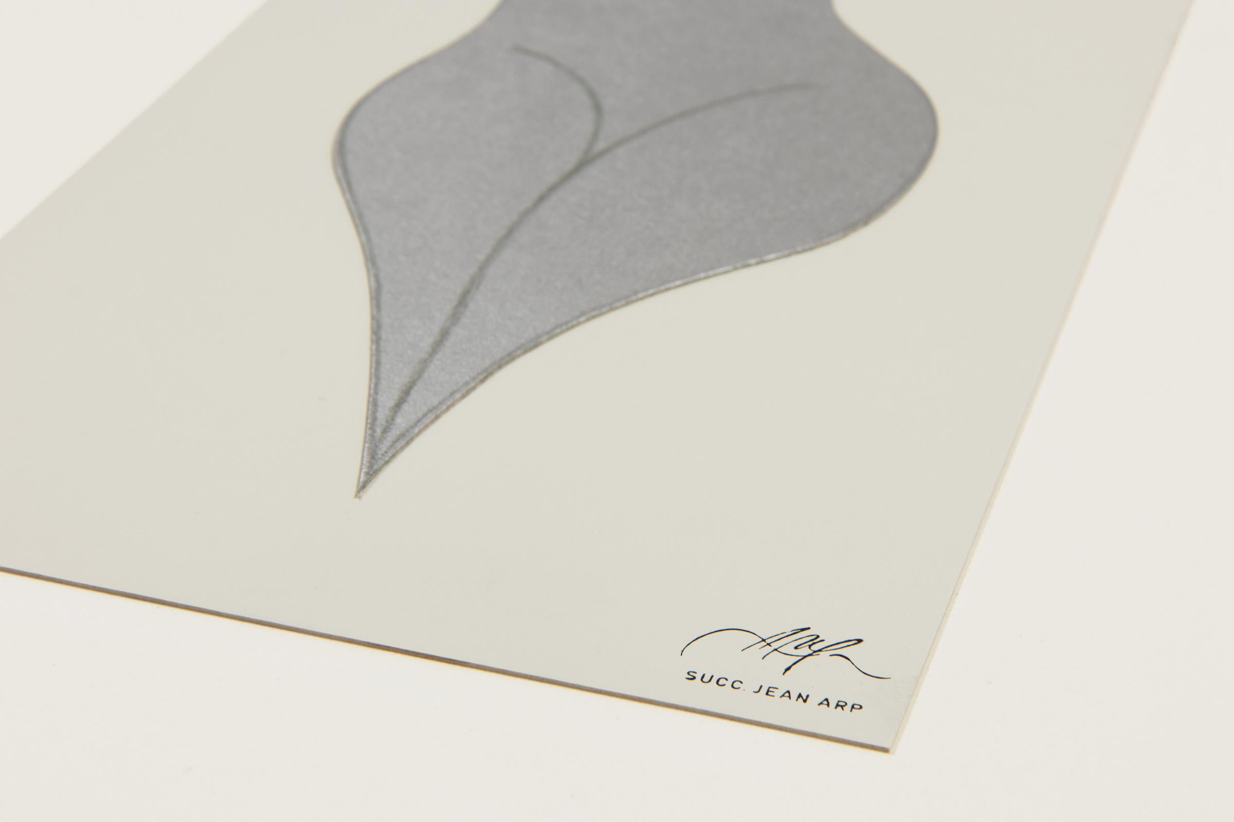 Jean Arp, Poupée - Screenprint Collage, Modern Art For Sale 2