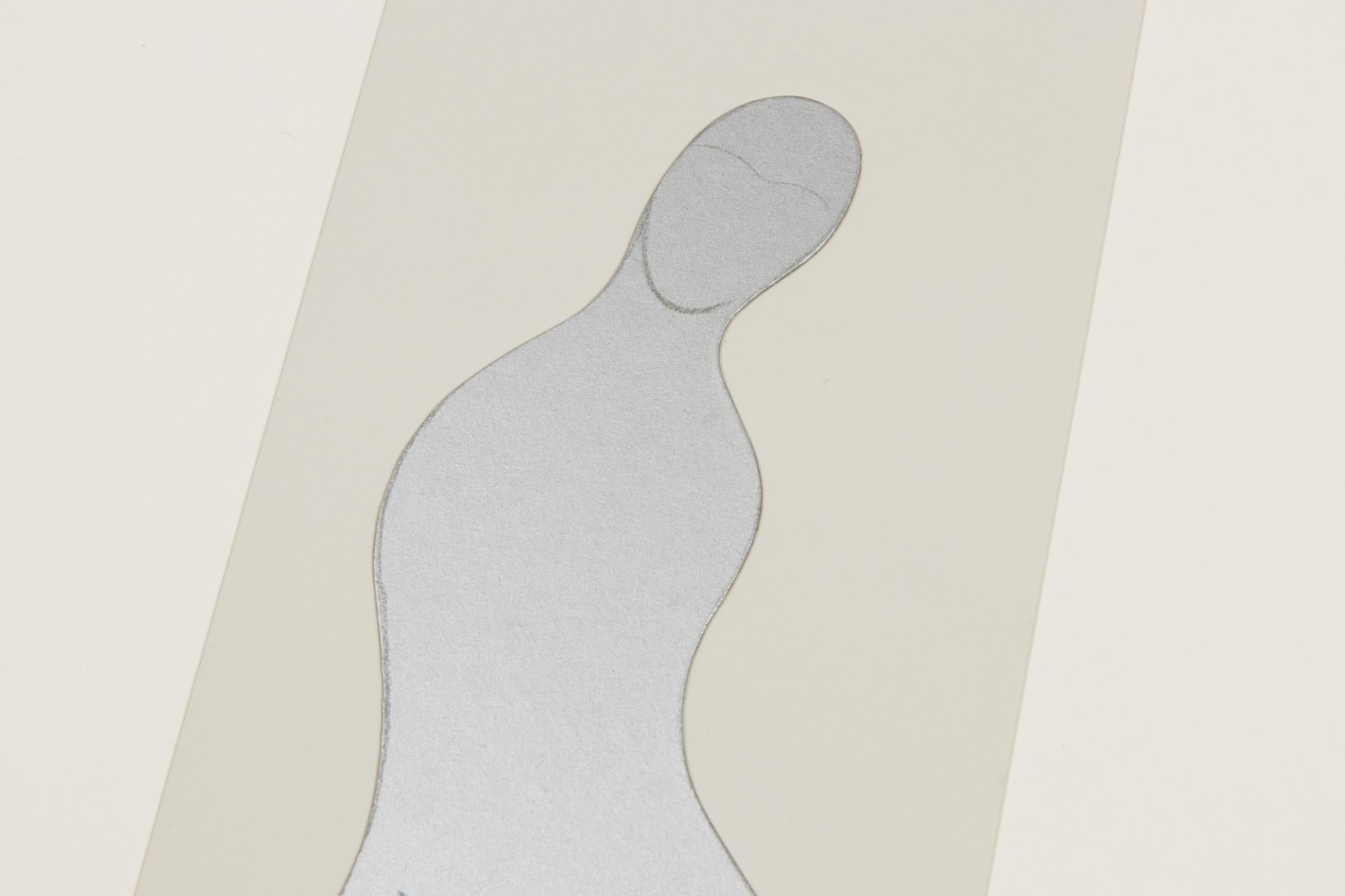 Jean Arp, Poupée - Screenprint Collage, Modern Art For Sale 5