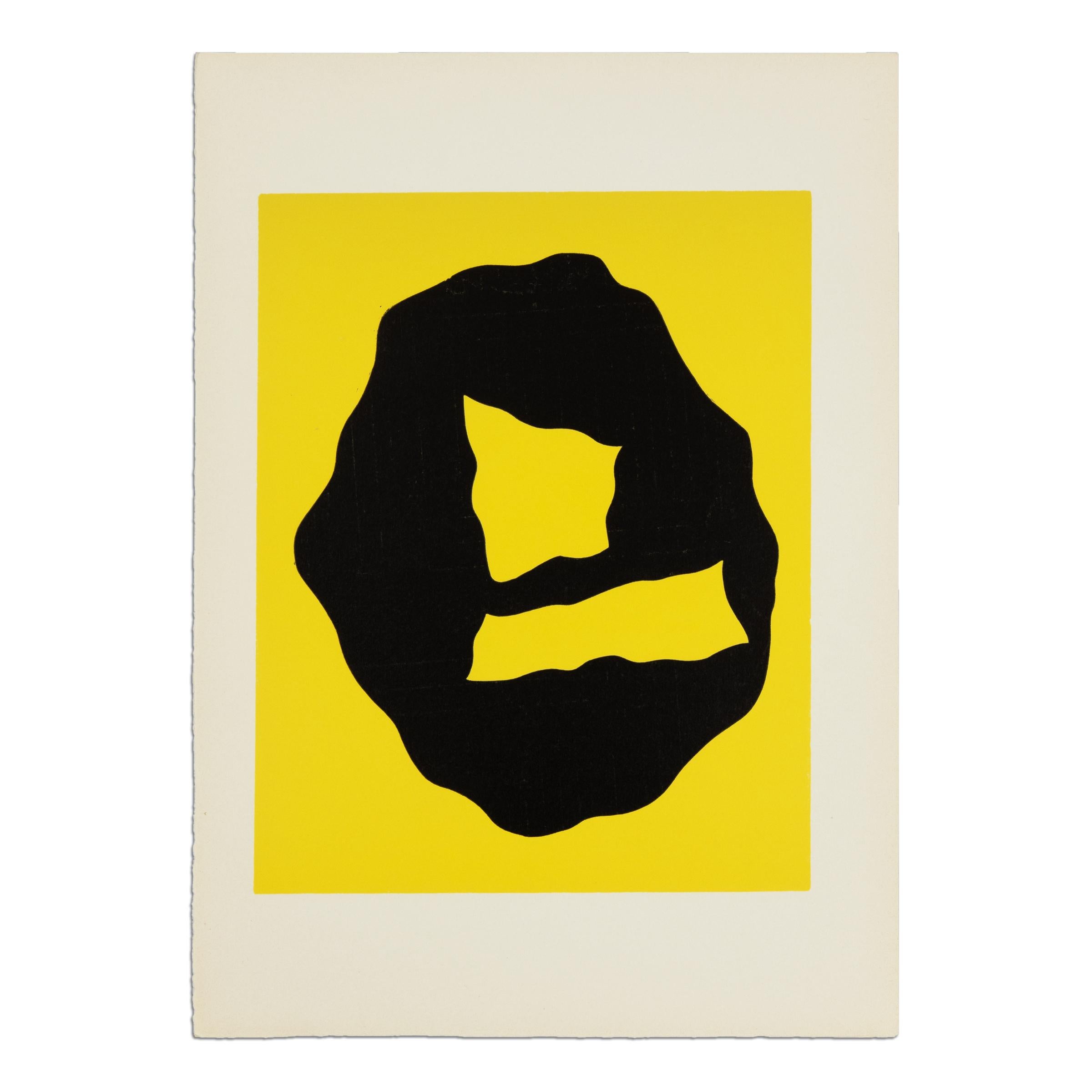 Jean Arp, Set of 2 Woodcuts, Original Prints from 1958 For Sale 1
