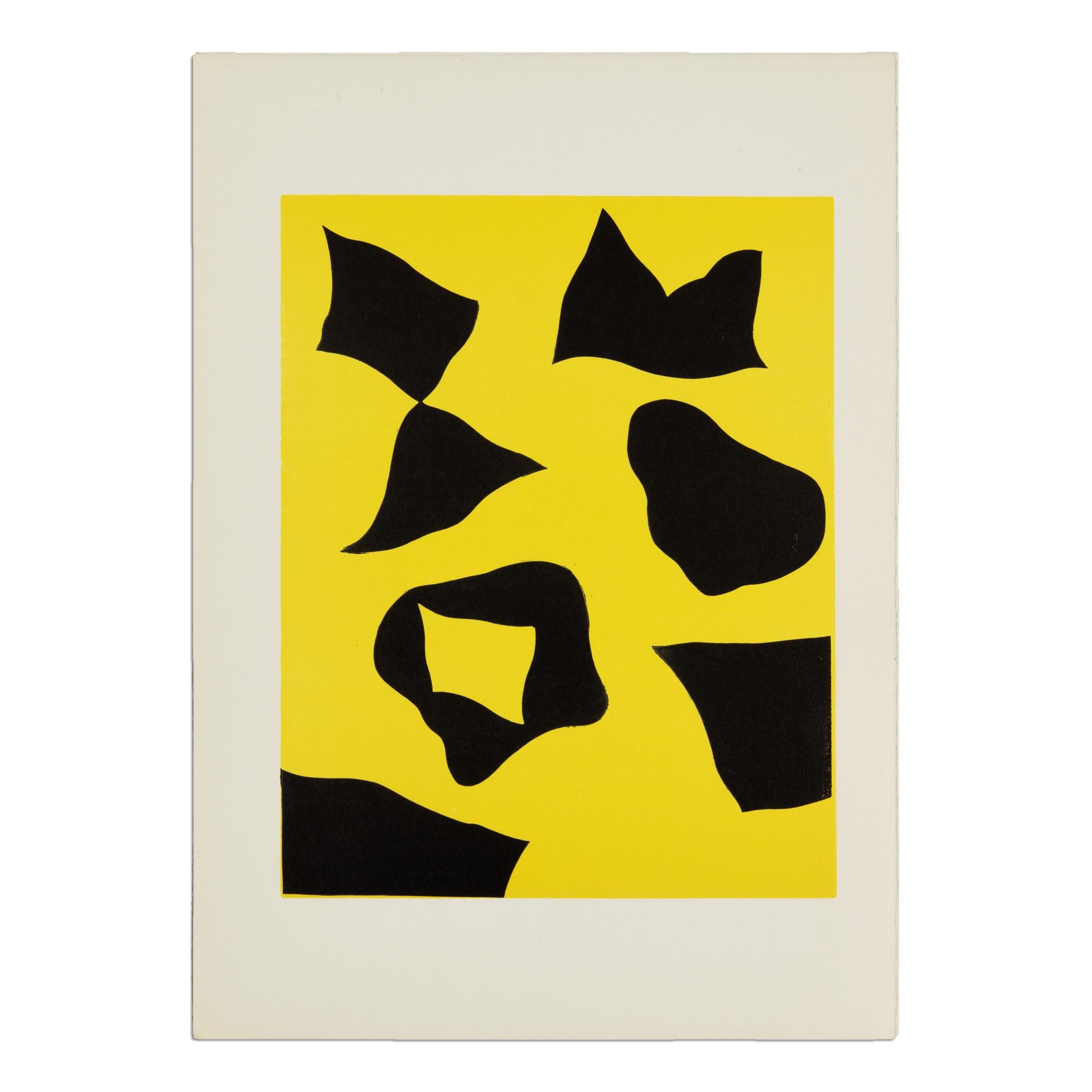 Jean Arp, Set of 2 Woodcuts, Original Prints from 1958 For Sale 2