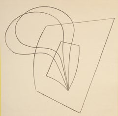 Klipstein & Kornfeld Exhibition, Abstract Lithograph on Poster by Jean Arp
