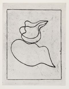 Precipice, Minimalist Etching by Jean Arp