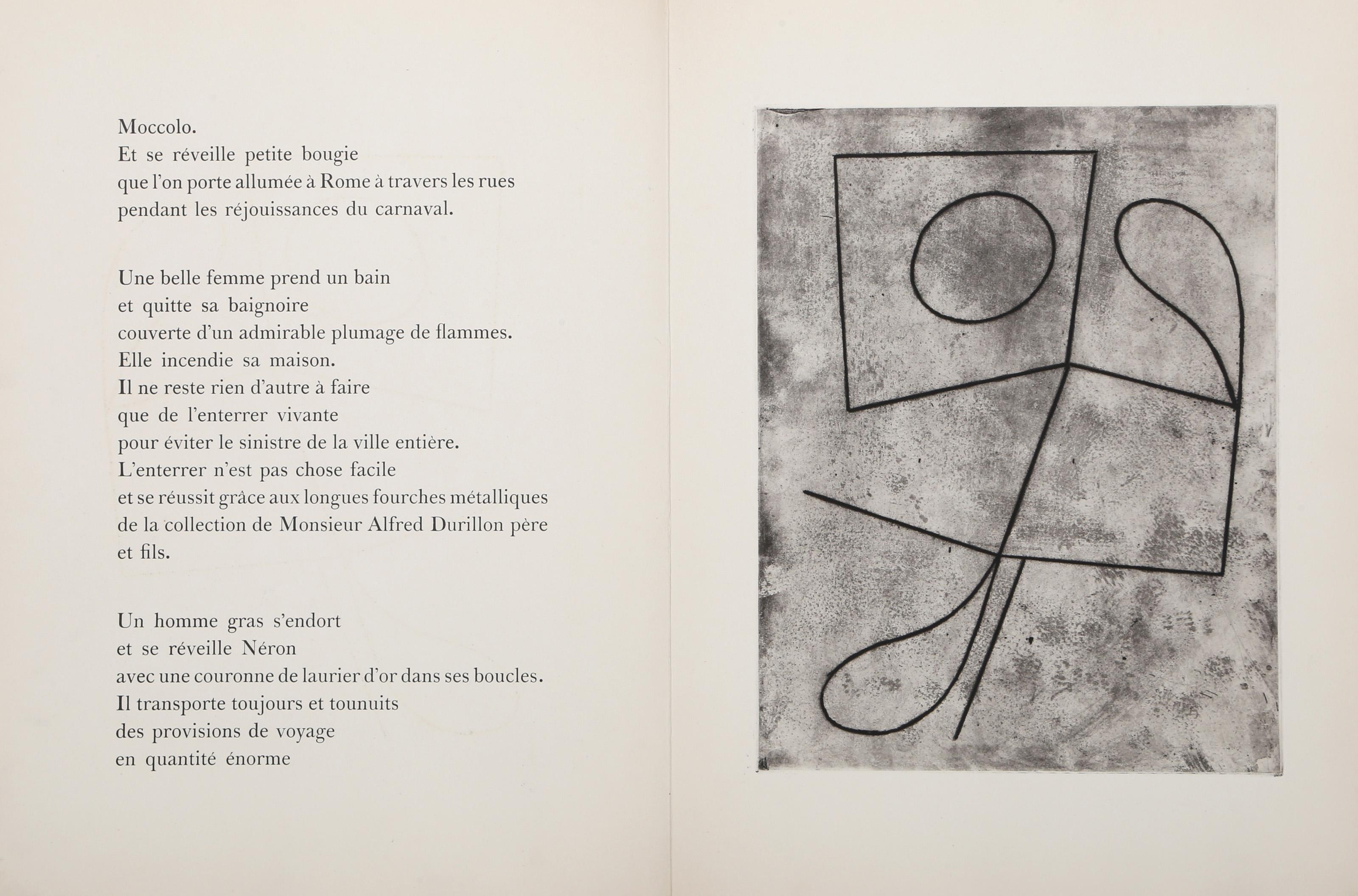 Qu'est-Ce Que C'est Que Ca, Minimalist Etching by Jean Arp For Sale 3