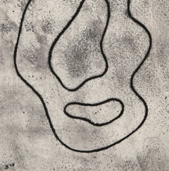 Une Onde Blanche, Minimalist Etching by Jean Arp