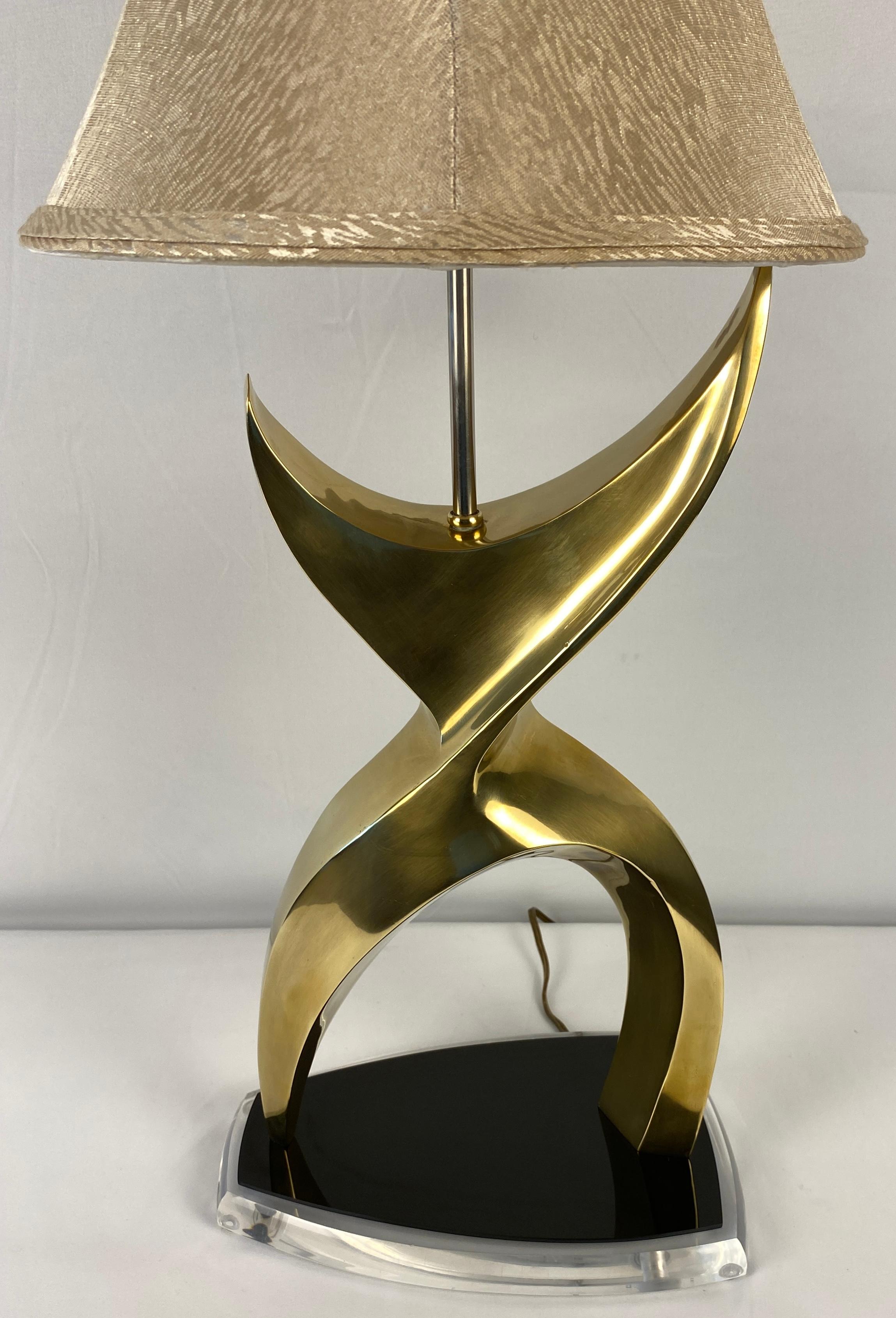 Jean Arp Sculpted Lamp or Philippe Jean for Laurel Brutalist Style Table Lamp For Sale 6