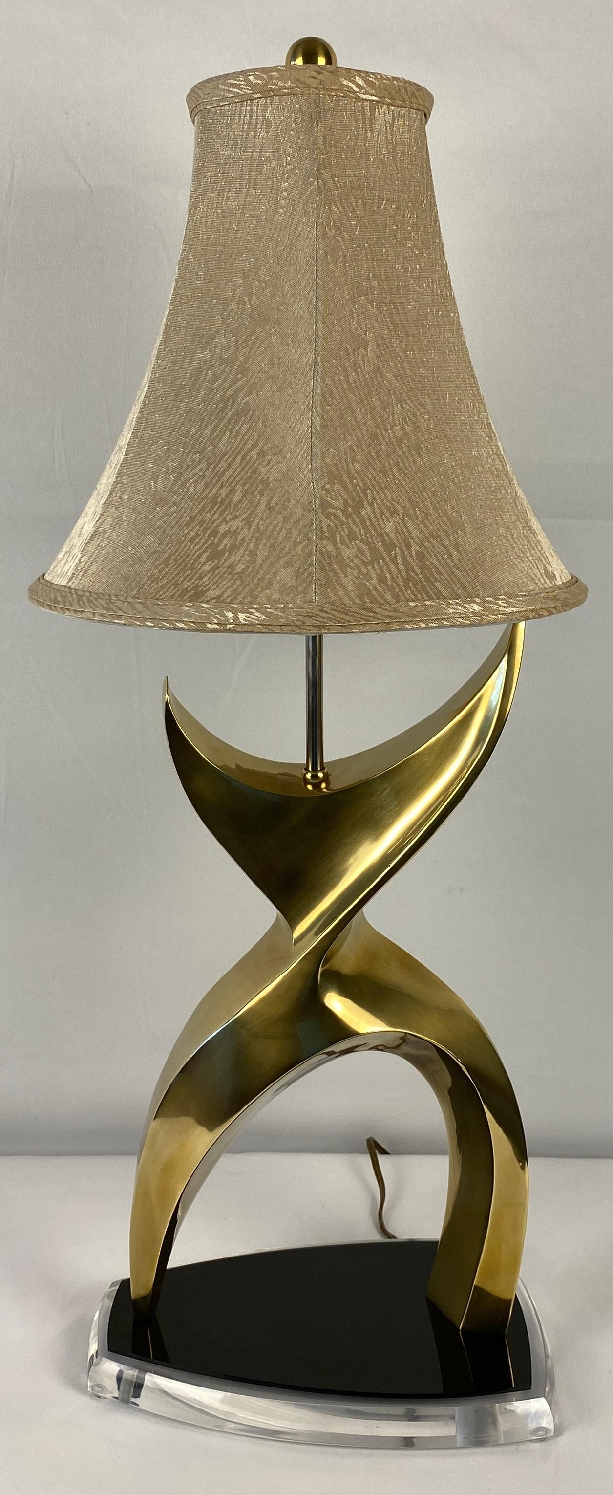 Jean Arp Sculpted Lamp or Philippe Jean for Laurel Brutalist Style Table Lamp For Sale 7