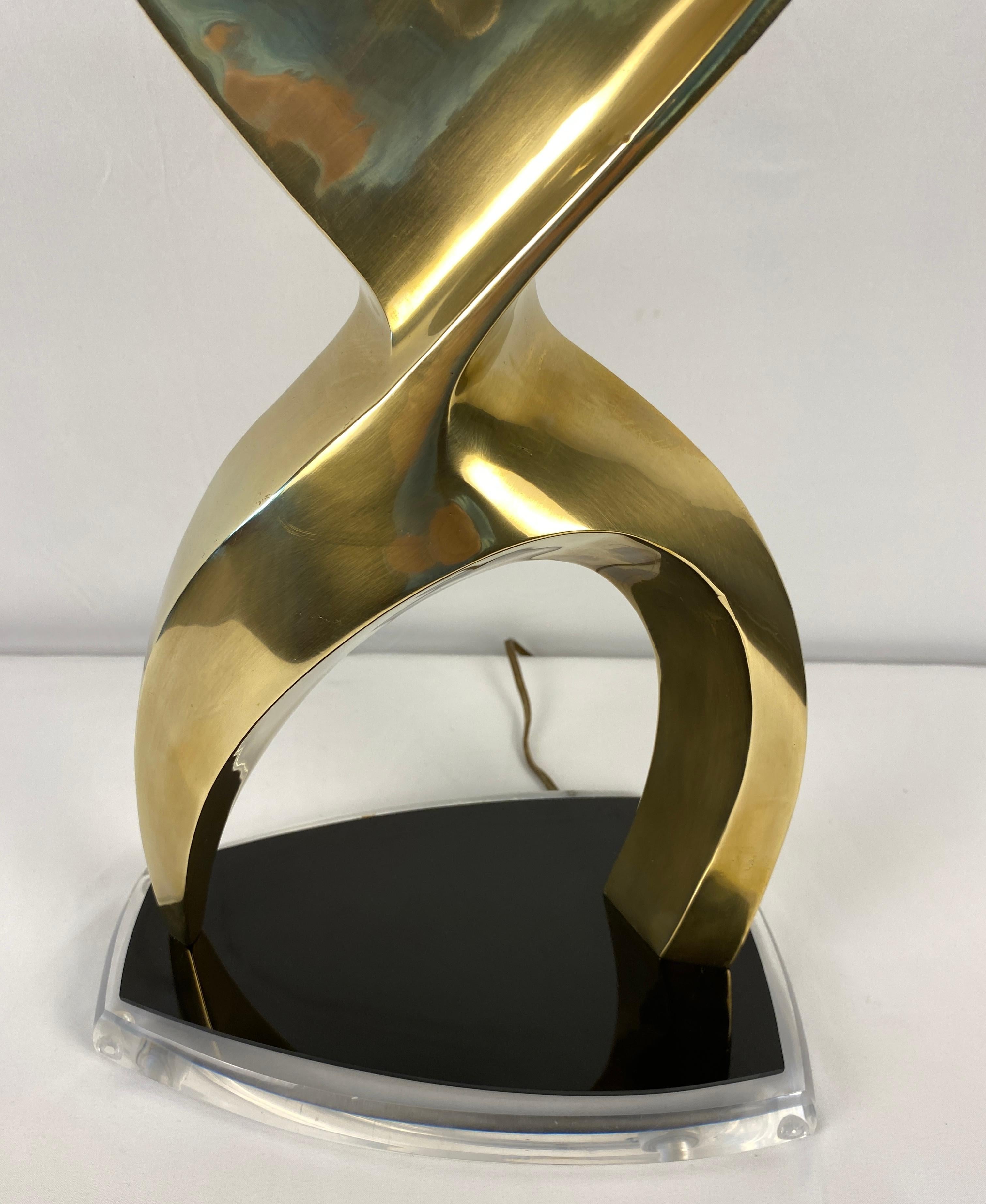 Jean Arp Sculpted Lamp or Philippe Jean for Laurel Brutalist Style Table Lamp For Sale 8
