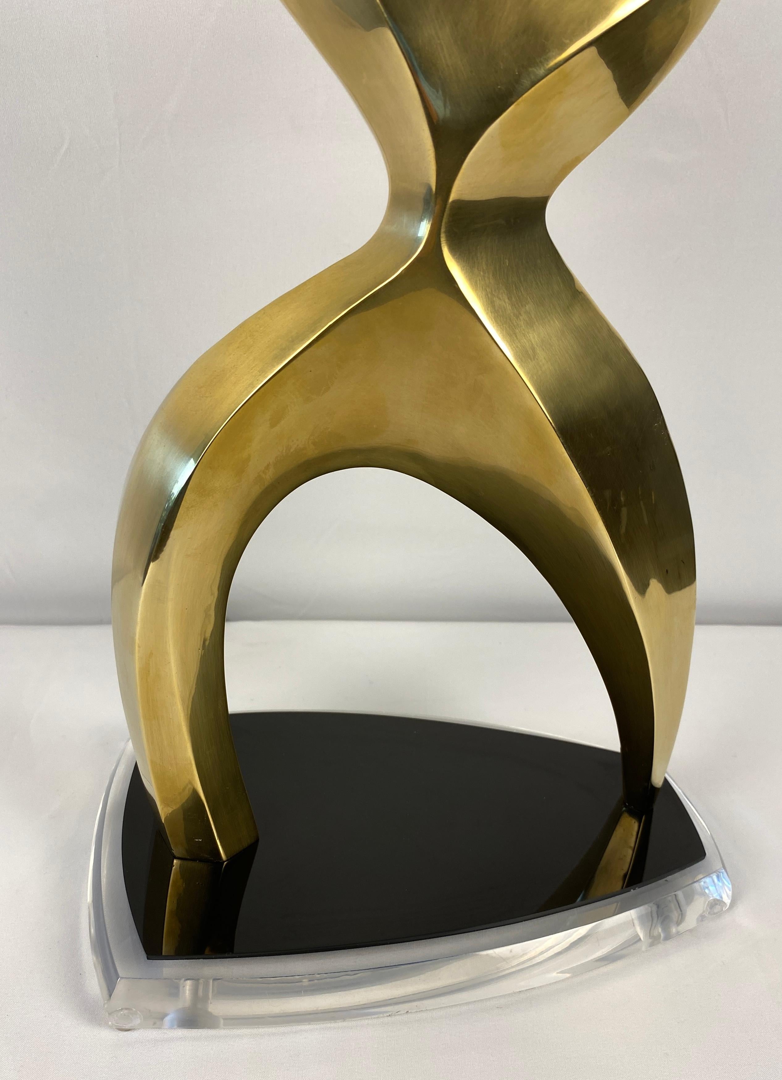 Jean Arp Sculpted Lamp or Philippe Jean for Laurel Brutalist Style Table Lamp For Sale 12