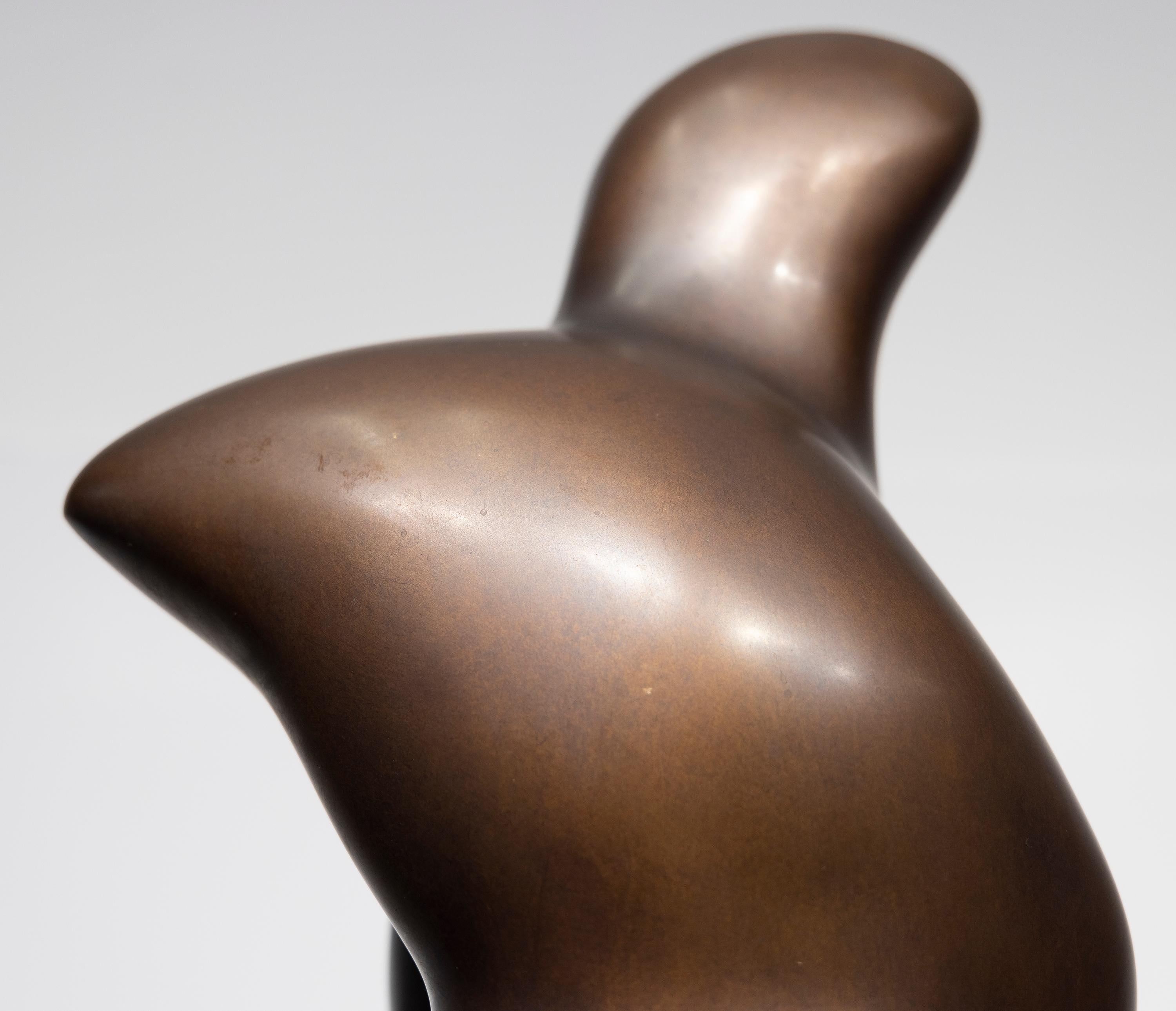 Sculpture Mythique - Gold Abstract Sculpture by Jean Arp