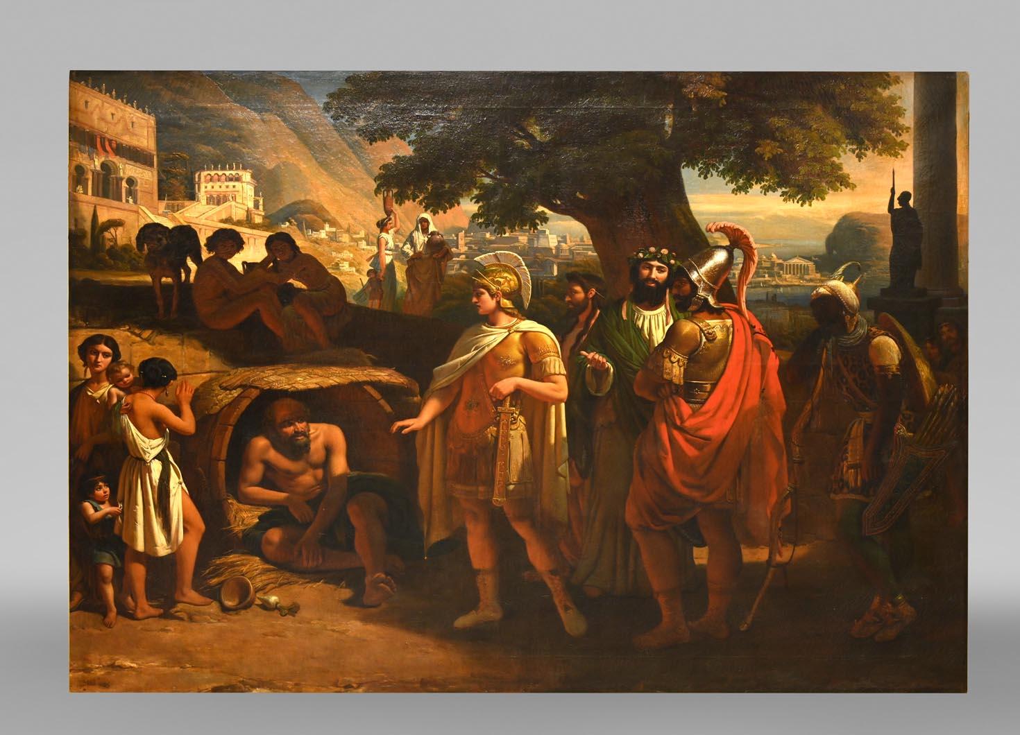 Questo olio su tela, dipinto da Jean-Auguste Bard nel 1838, fu esposto al Salon l'anno successivo, con il numero 81.

Jean Auguste Bard (1812-1862) fu allievo dei famosi pittori di storia Paul Delaroche e Jean-Auguste-Dominique Ingres. Pittore di