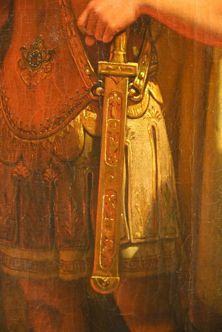 XIX secolo Jean Auguste BARD, Alexander e Diogene, Salone del 1839 in vendita