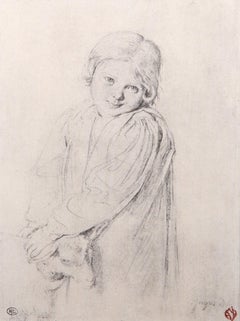 Jean Auguste Dominique Ingres, Child with goat, Faces of Children, 1968 (after)
